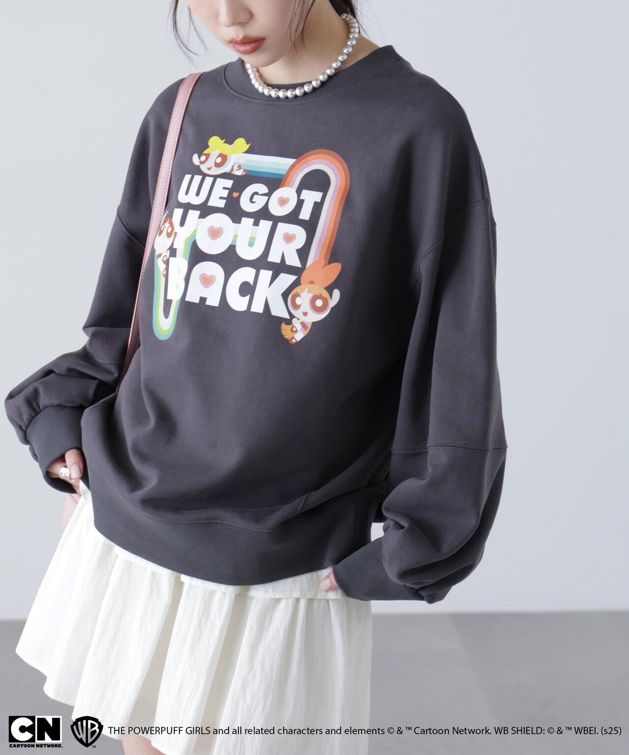 〈パワーパフガールズ〉プリントスウェット