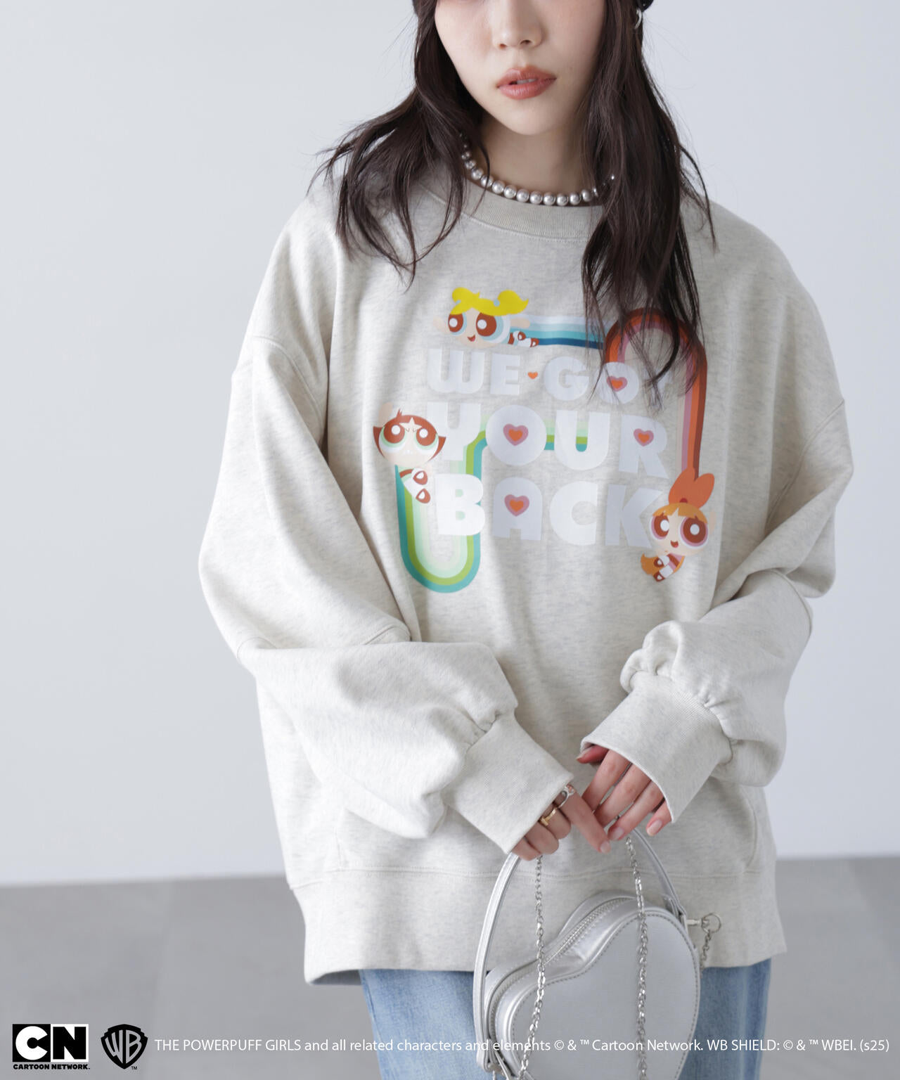 〈パワーパフガールズ〉プリントスウェット