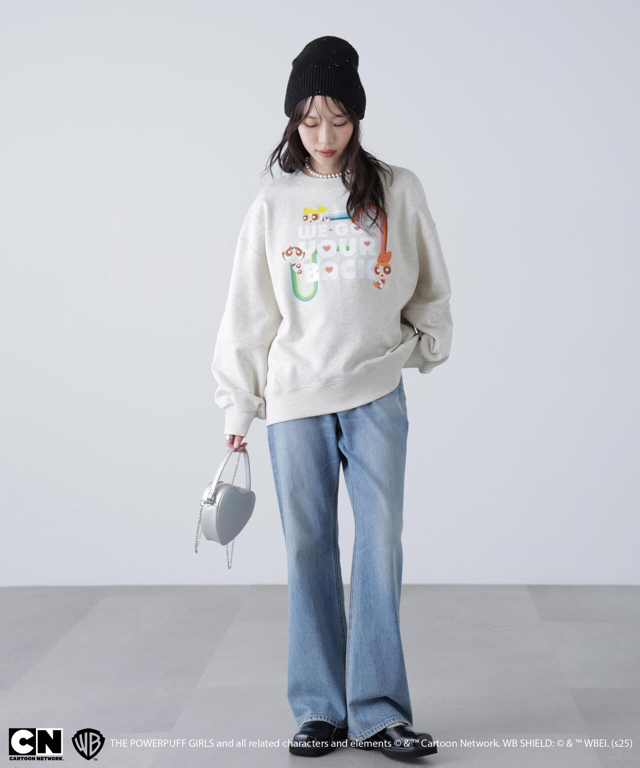〈パワーパフガールズ〉プリントスウェット