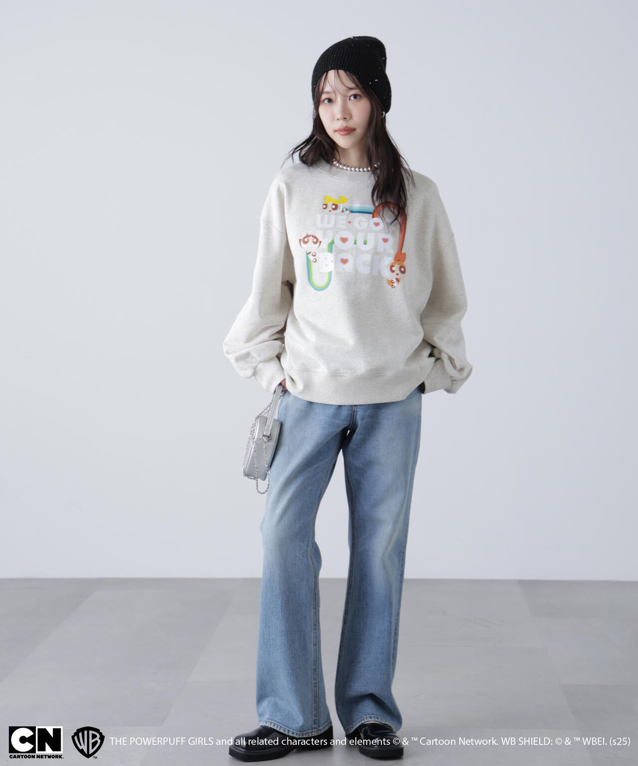 〈パワーパフガールズ〉プリントスウェット