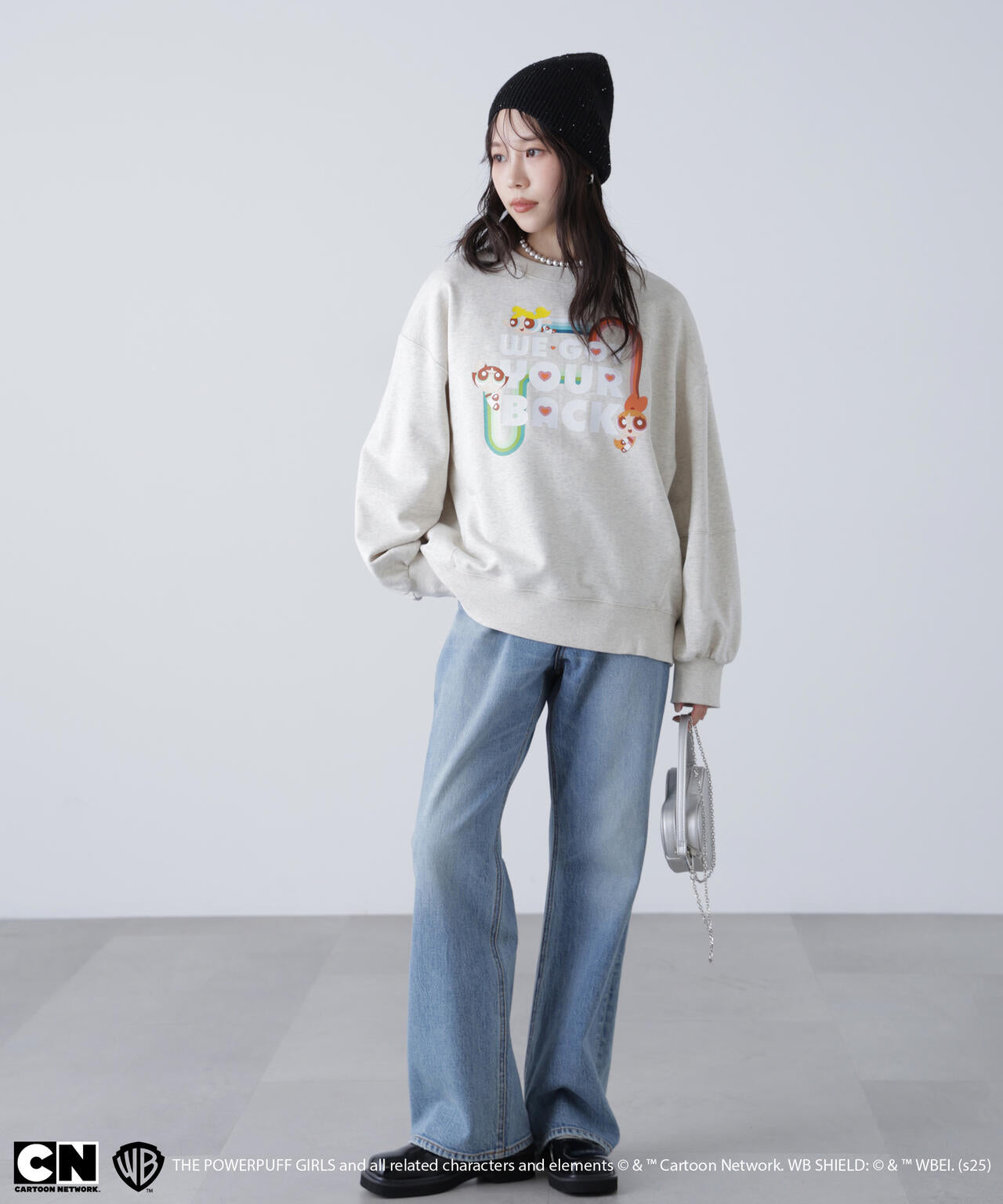 〈パワーパフガールズ〉プリントスウェット