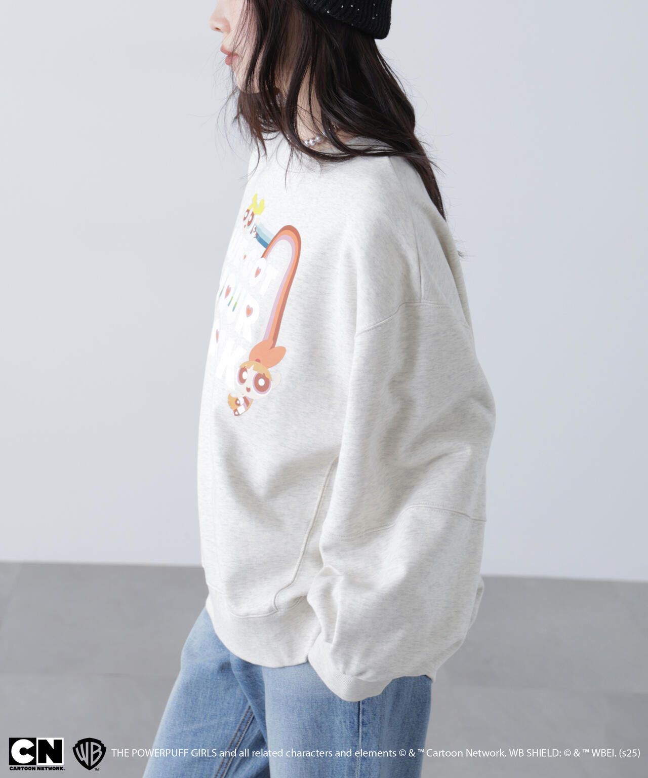 〈パワーパフガールズ〉プリントスウェット