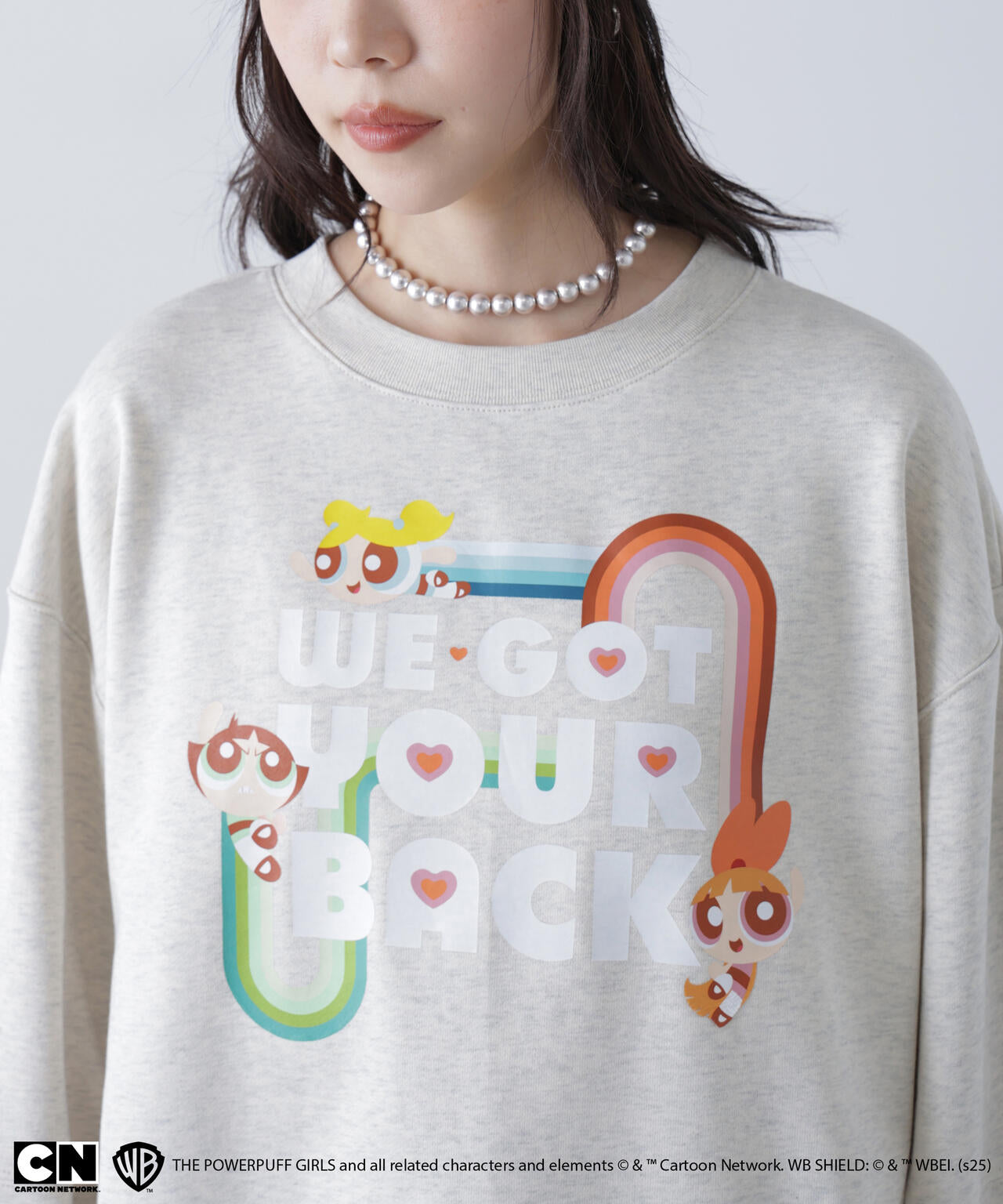 〈パワーパフガールズ〉プリントスウェット