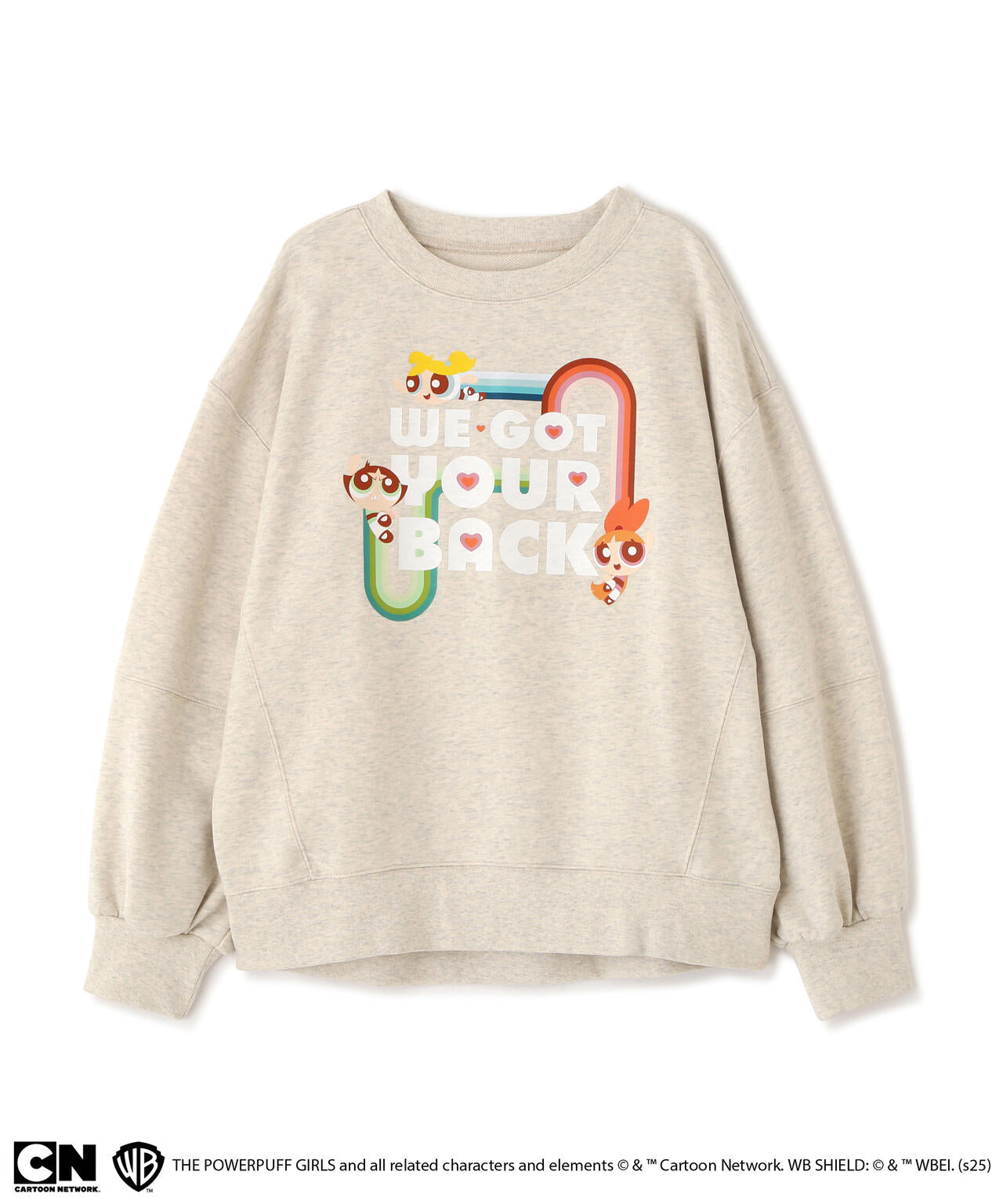 〈パワーパフガールズ〉プリントスウェット