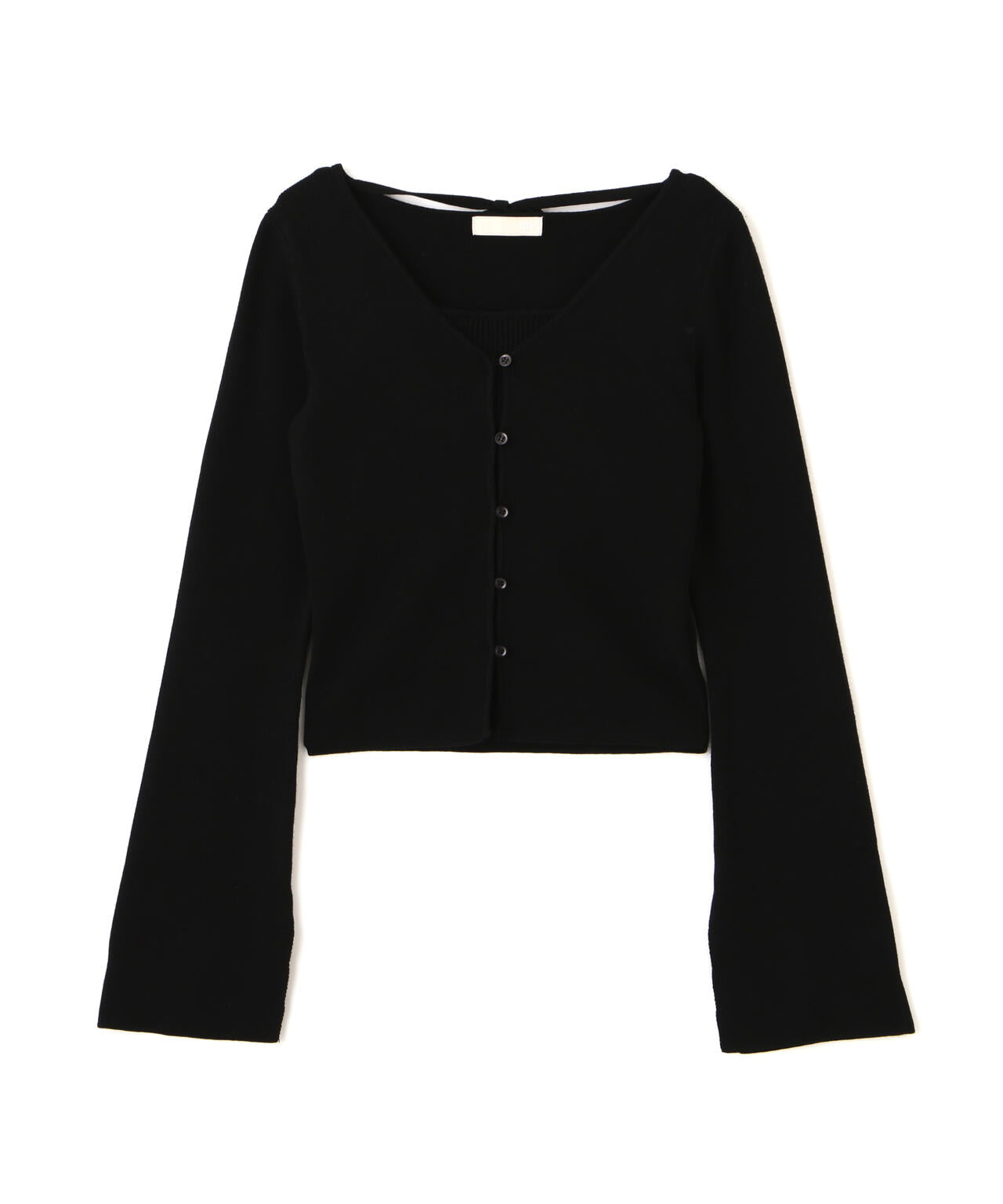 キャミレイヤードニットカーディガン