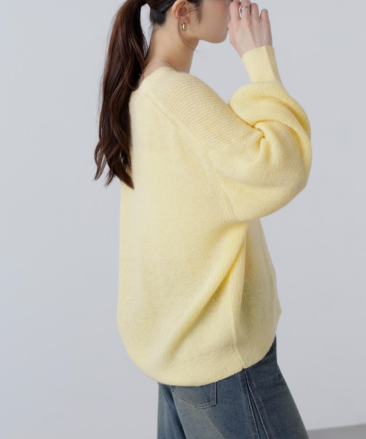 5GモヘヤタッチVネックカーディガン | FREE'S MART（フリーズマート