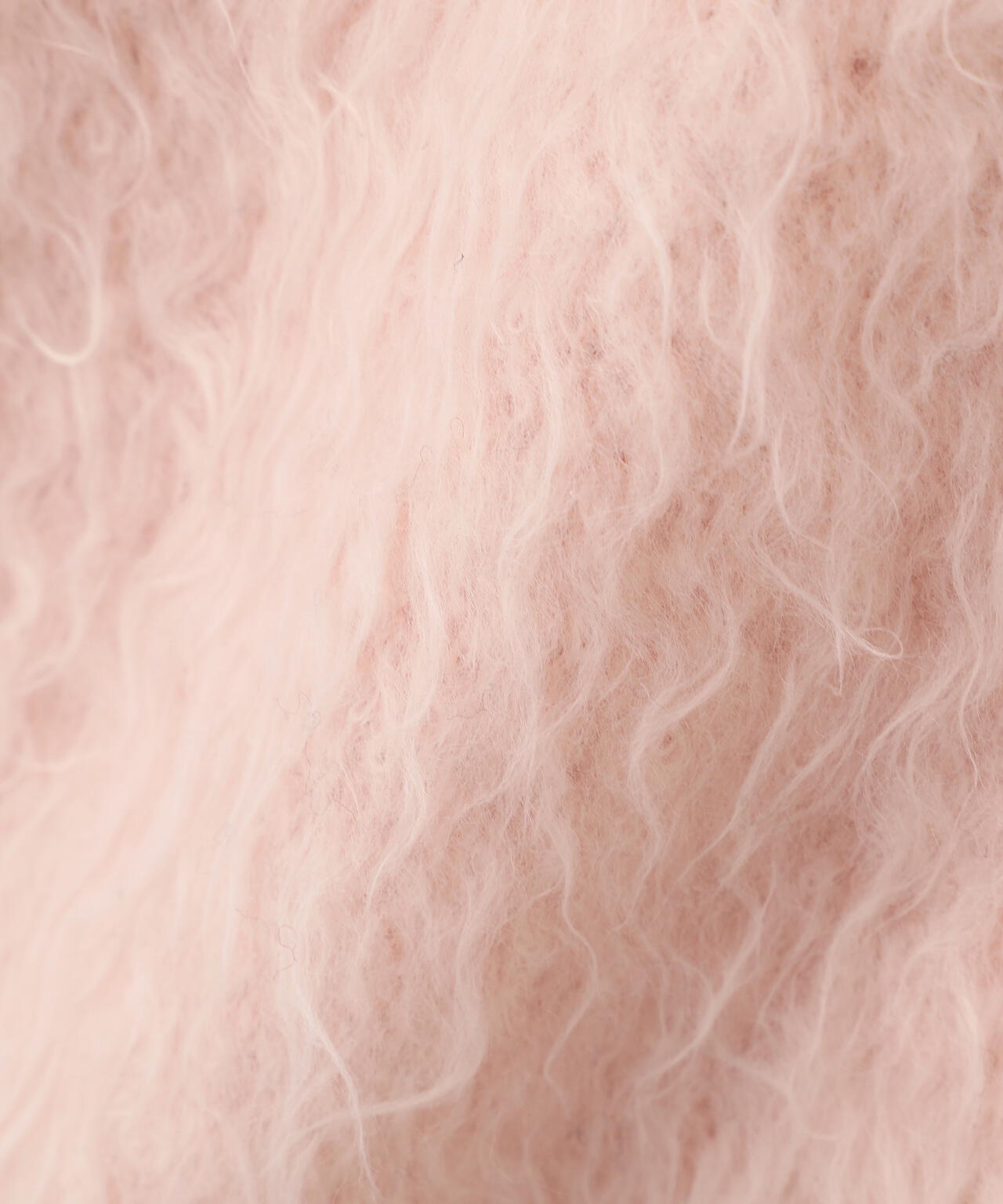 ウェーブ起毛Vネックカーディガン