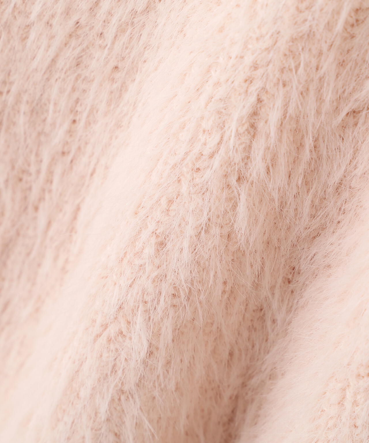 【MFM】ヘアリーペプラム金ボタンニットカーディガン