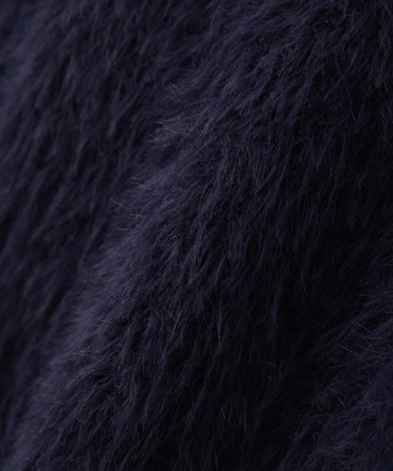 【MFM】ヘアリーペプラム金ボタンニットカーディガン