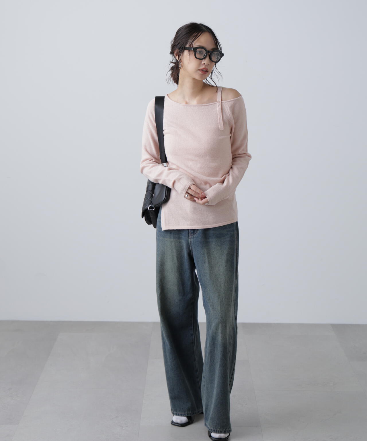 ワンショルダーストラップニット | FREE'S MART（フリーズマート