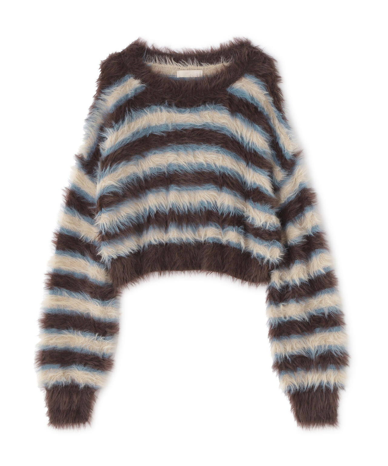 JUSGLITTY♡シャギークロップドニット JUSGLITTY（ジャスグリッティー）の「シャギークロップドニット