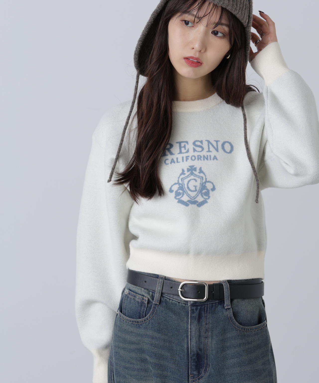 ジャガードロゴニット | FREE'S MART（フリーズマート） ｜【公式