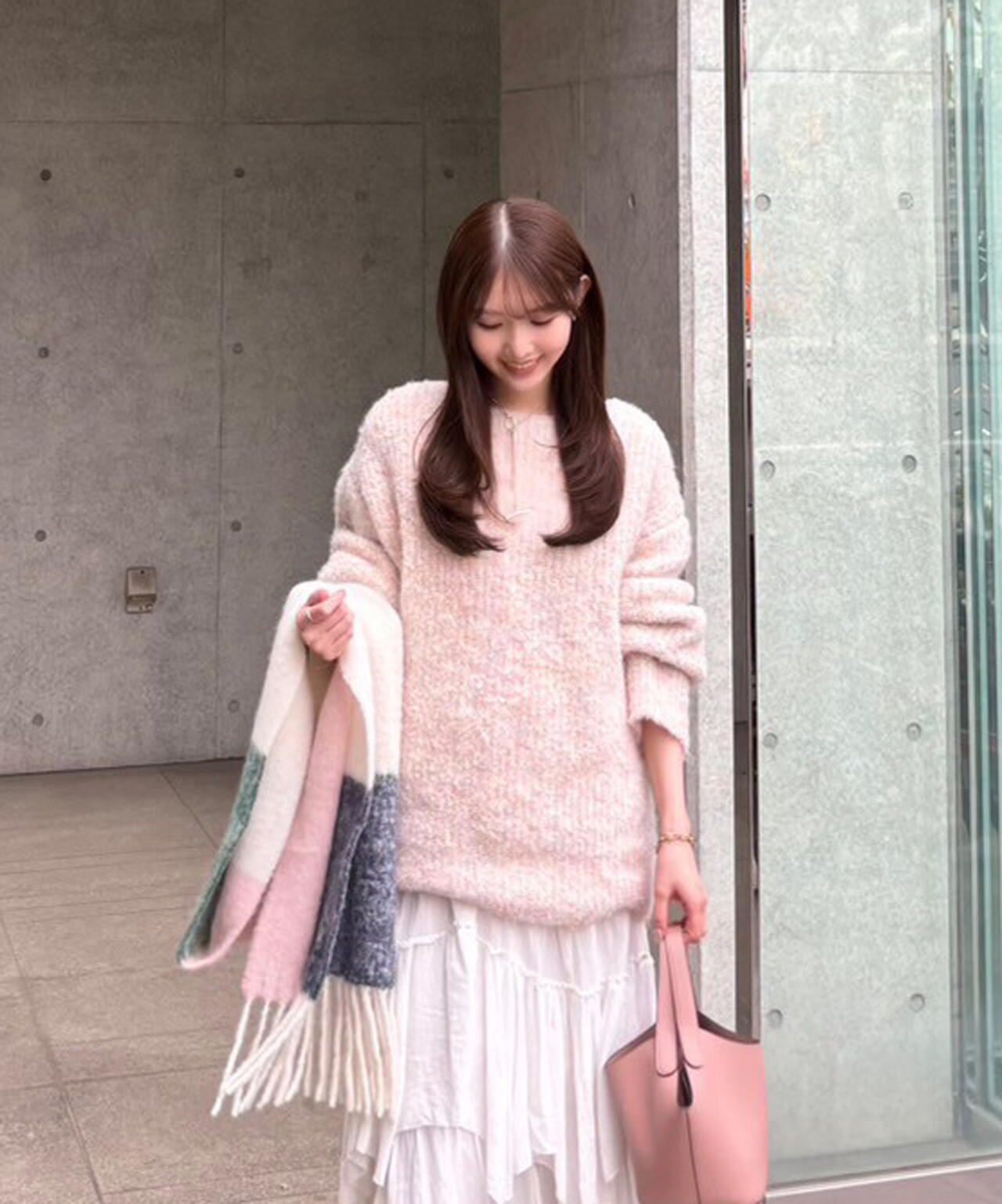 ラメミックスブークレー畔ニット | FREE'S MART（フリーズマート