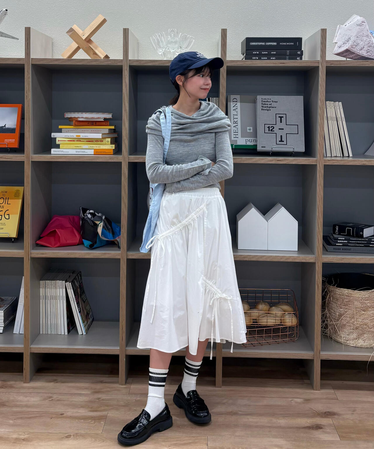 【RIO企画】袖口ボタンオフショルニット〈MFM〉