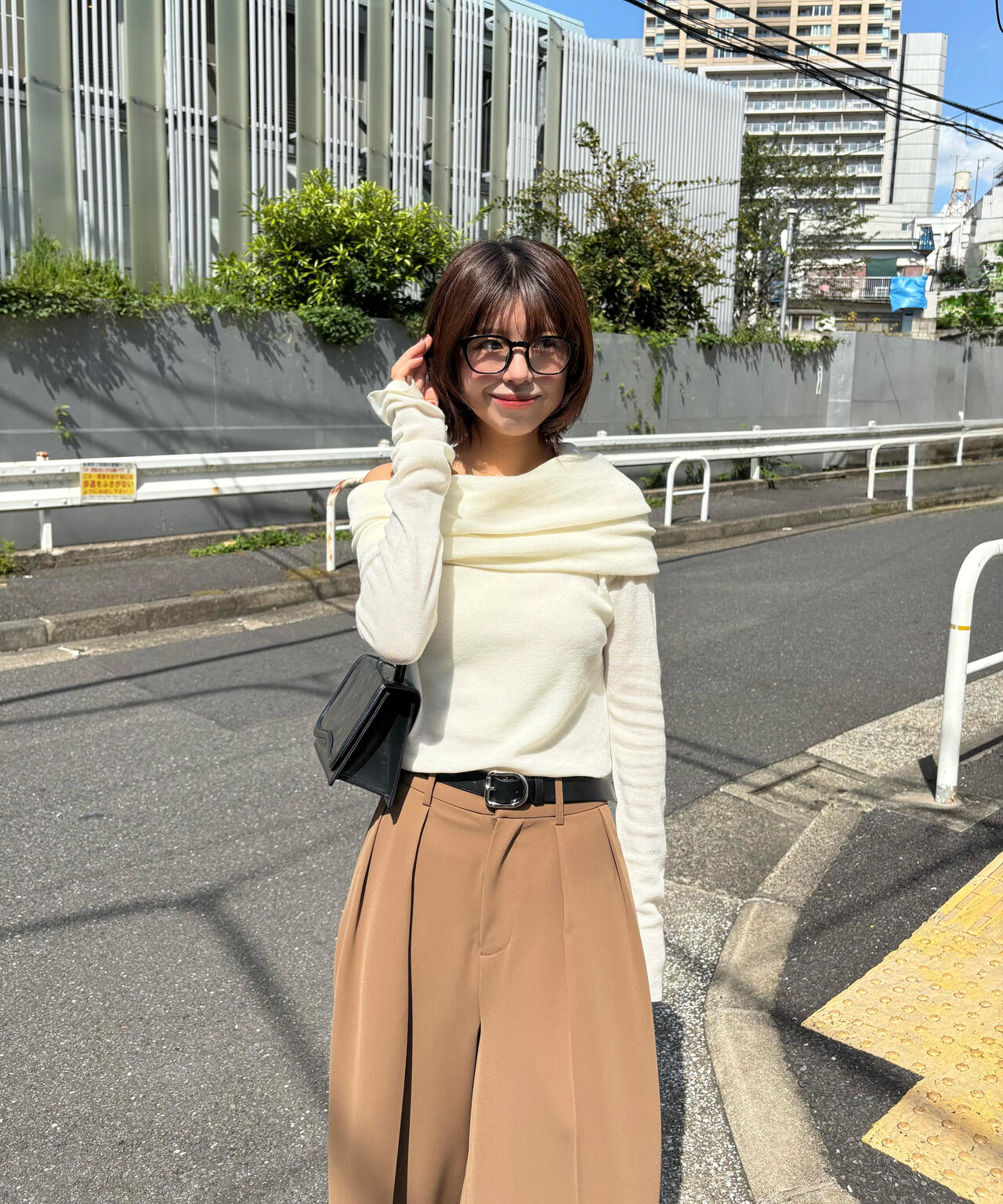 RIO企画】袖口ボタンオフショルニット〈MFM〉 | FREE'S MART（フリーズ