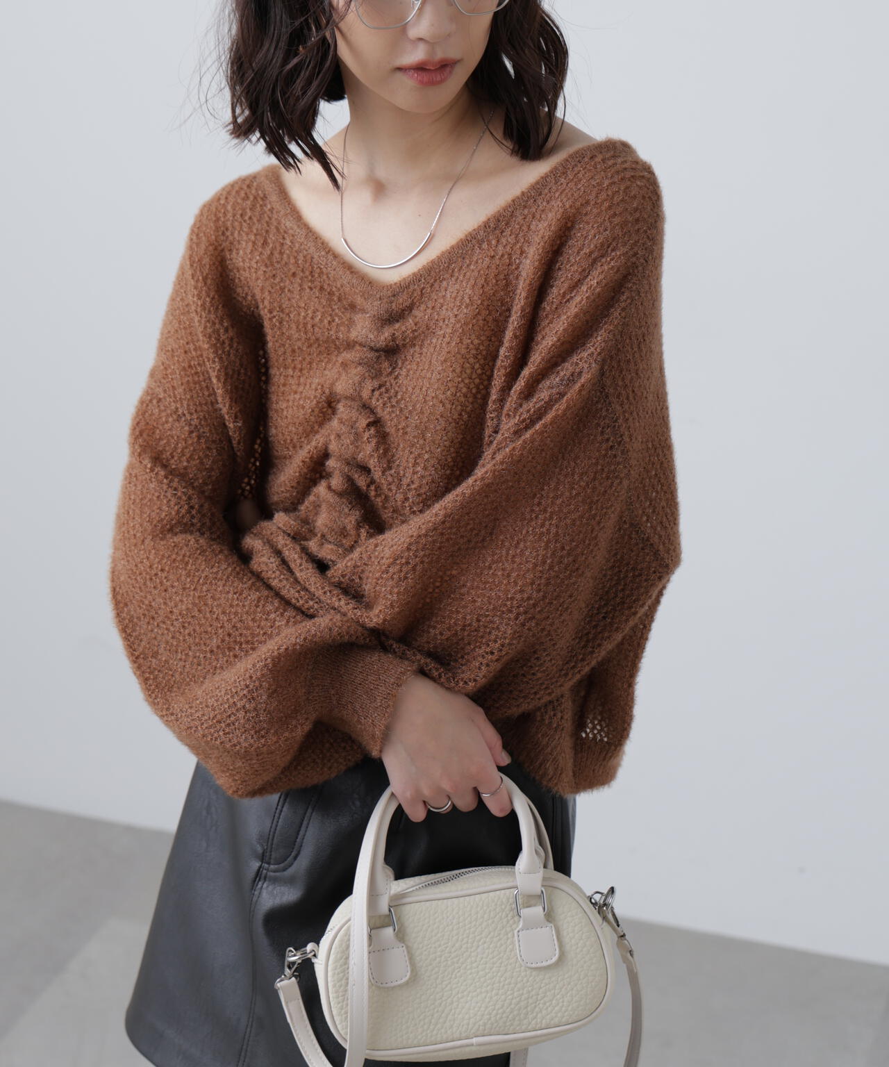 ○BEFORE BREAKFAST 2WAYショートニット ○BEFORE BREAKFAST 2WAYショートニット