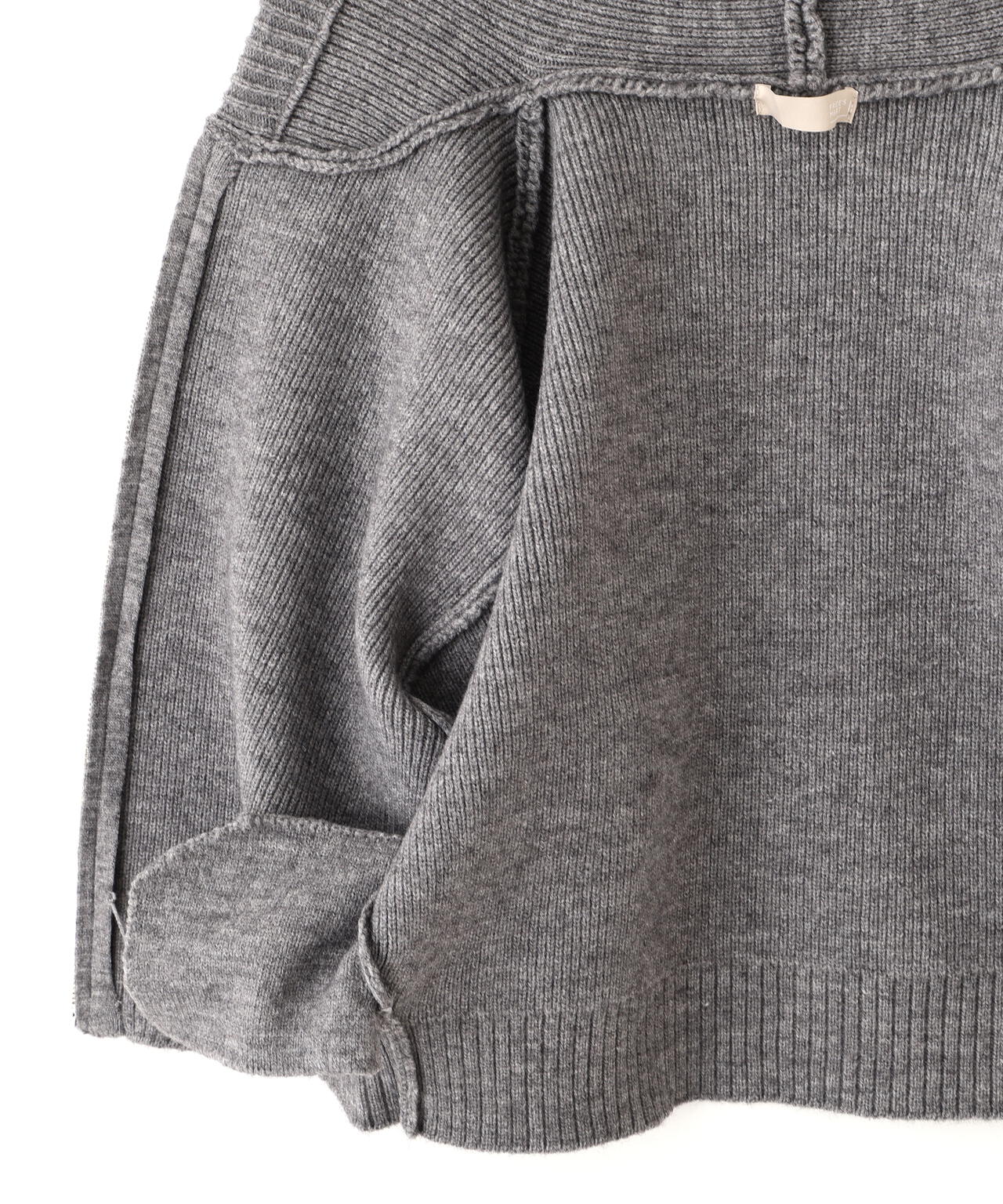 ジップニットパーカー