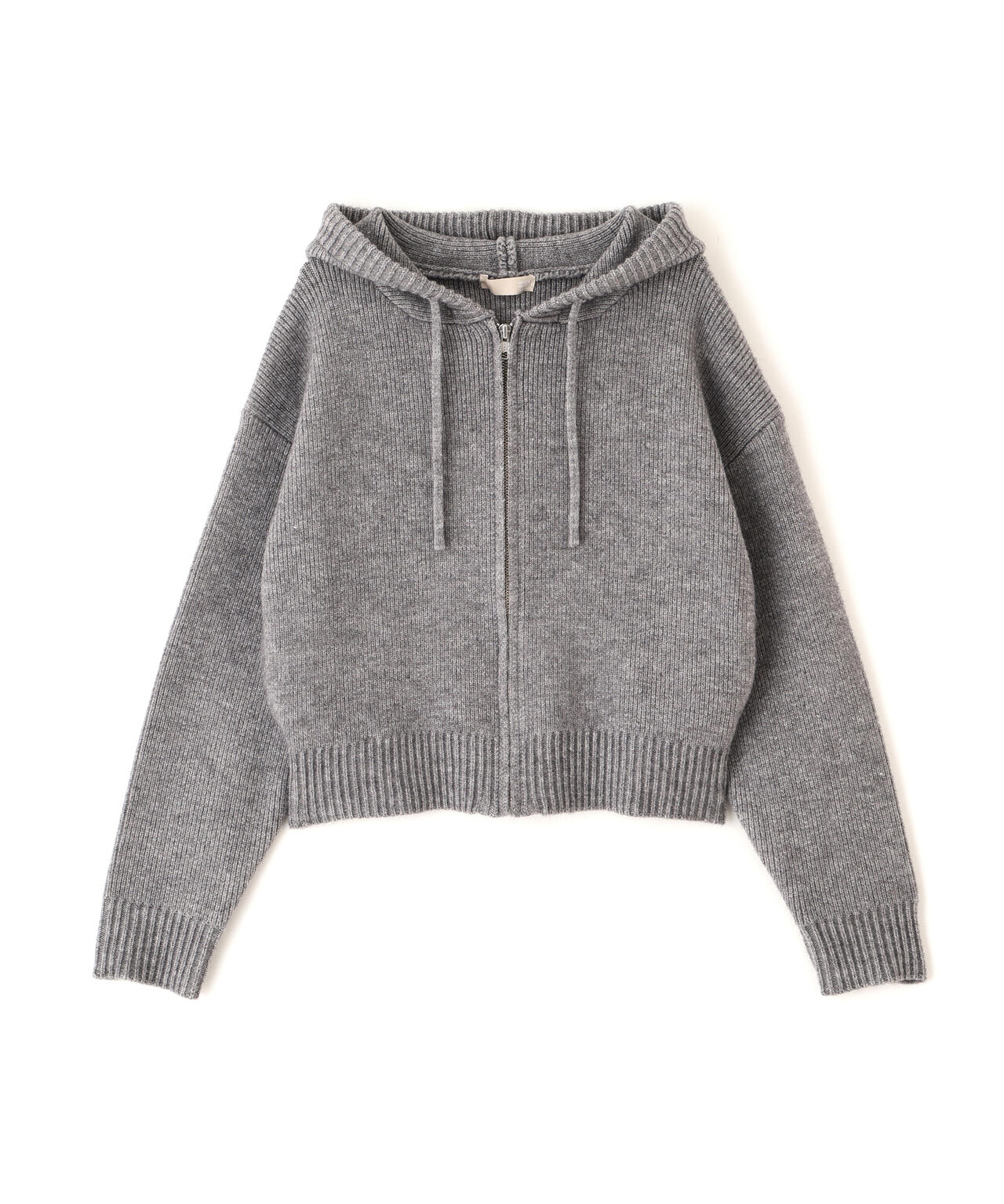 ジップニットパーカー