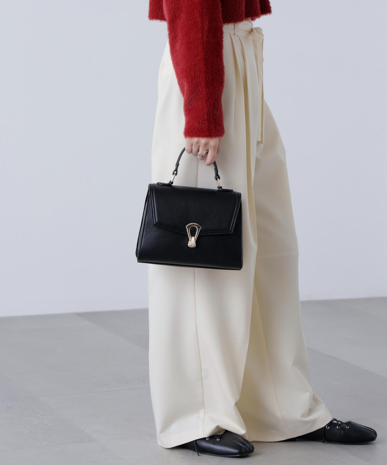 クリップショルダーバッグ