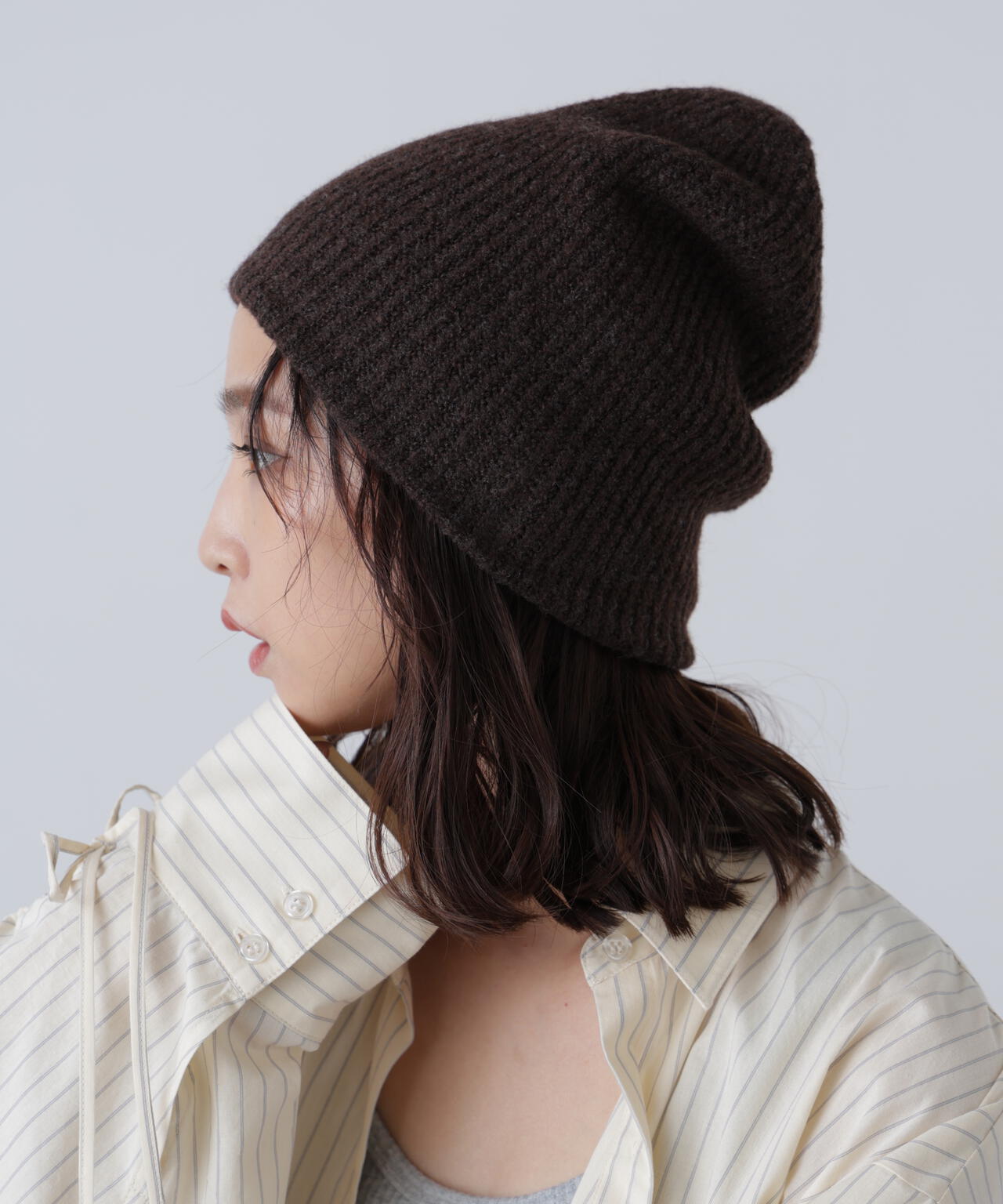 シンプルビッグビーニー