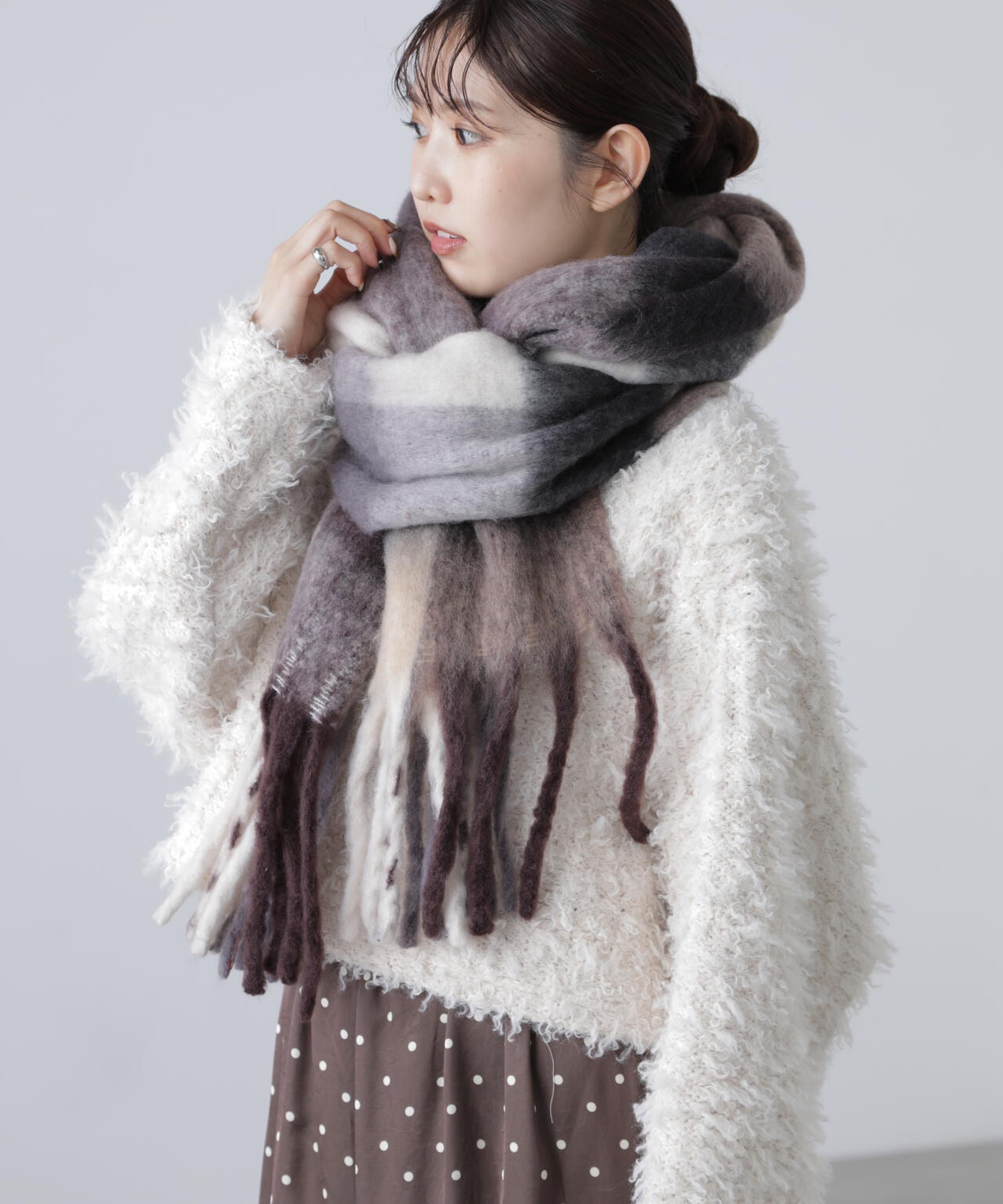 大判チェックストール | FREE'S MART（フリーズマート） ｜【公式