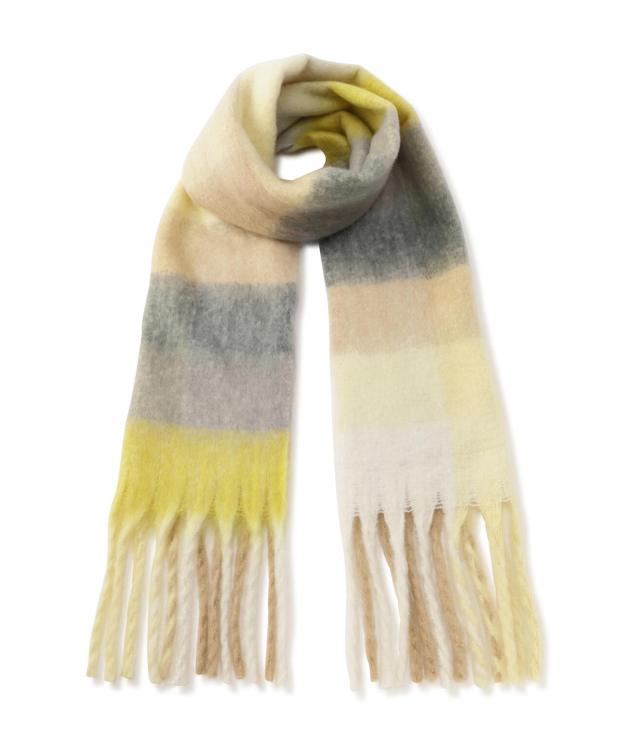 大判チェックストール