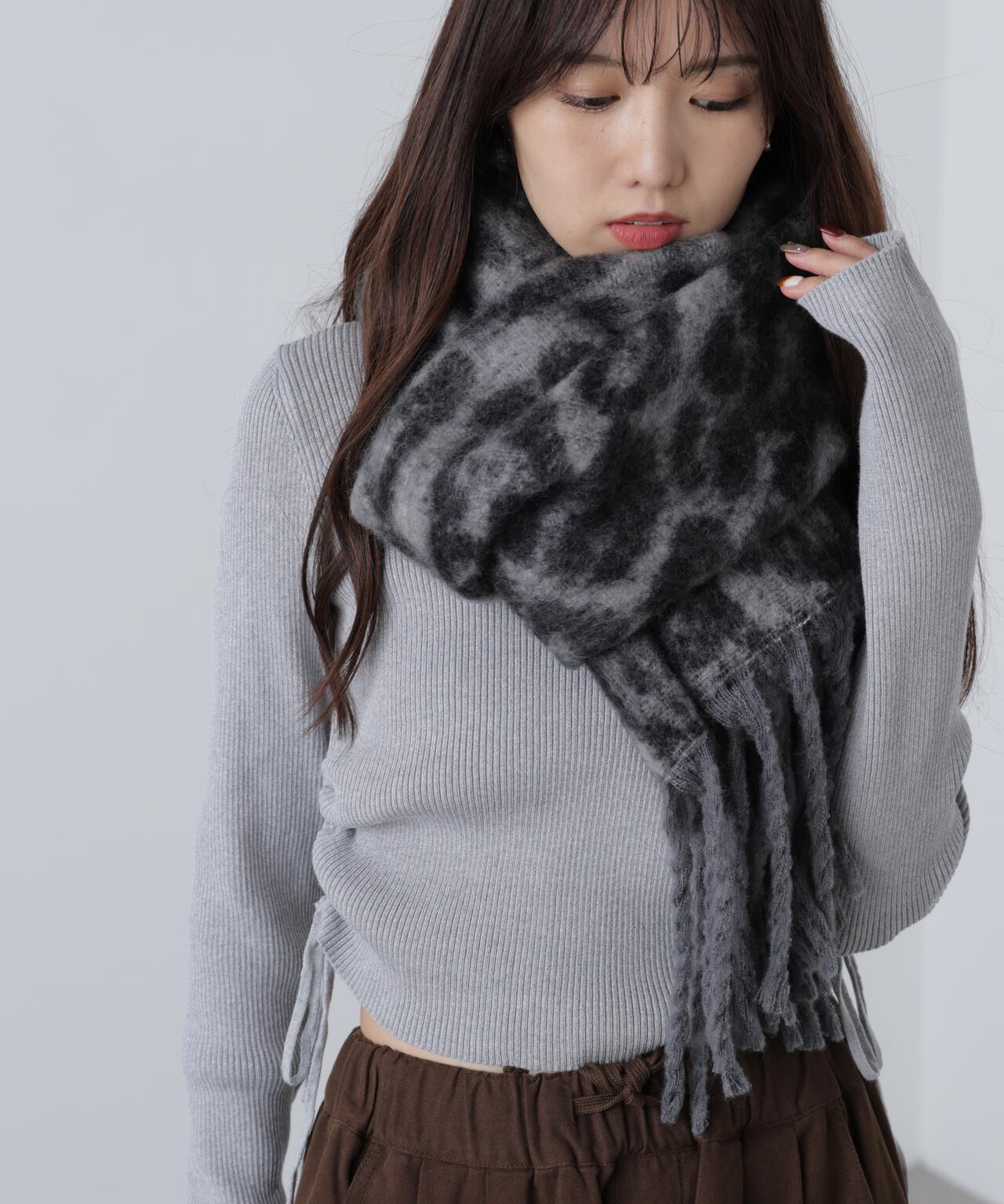 ヒョウ柄大判ストール | FREE'S MART（フリーズマート） ｜【公式