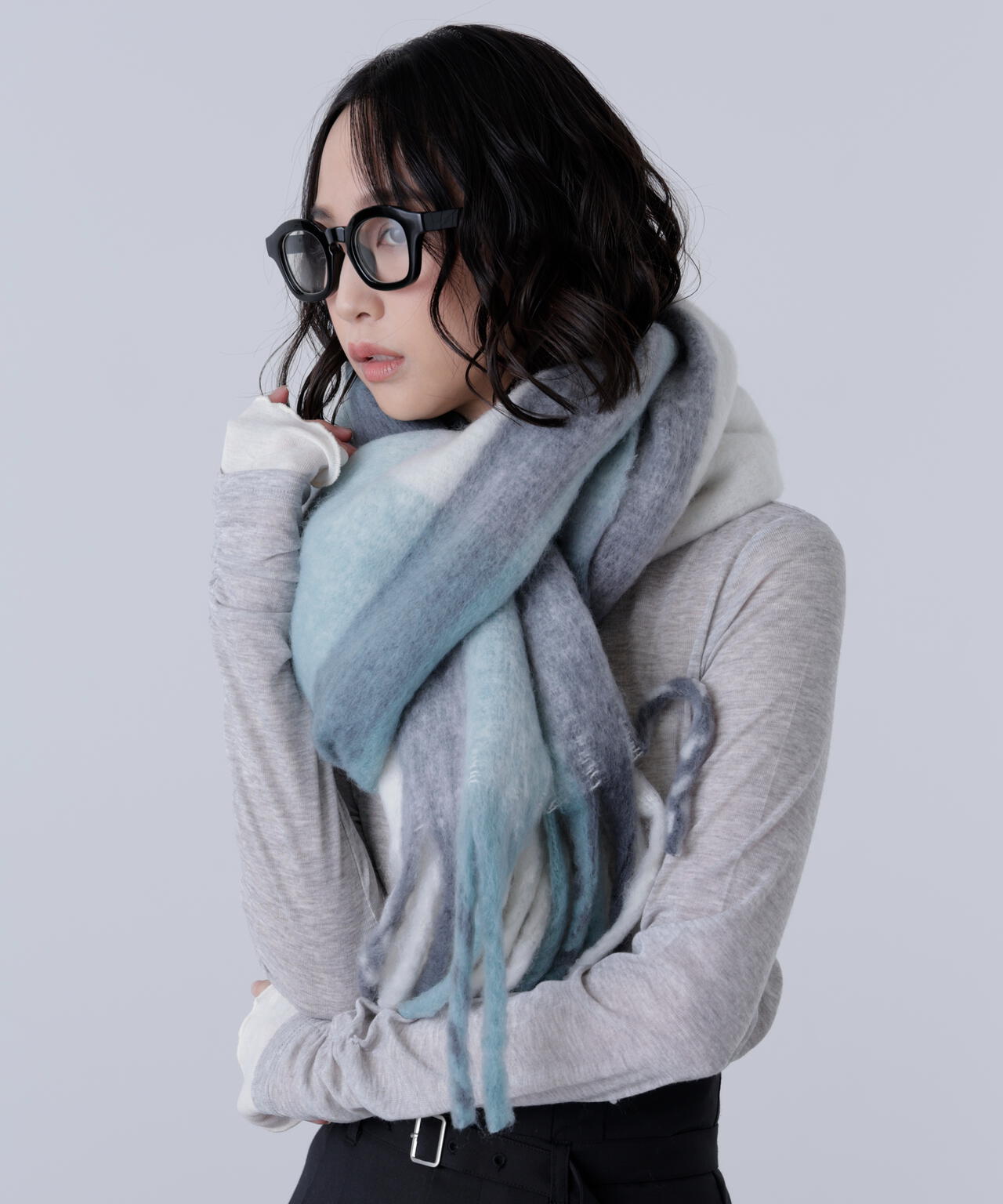 チェックストール