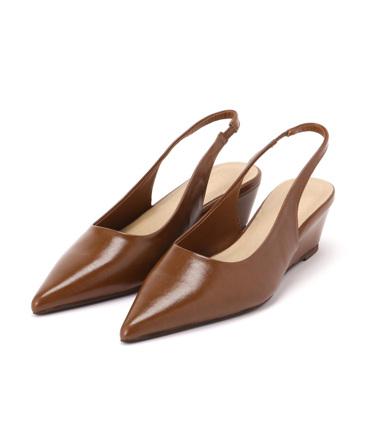 ローウェッジパンプス