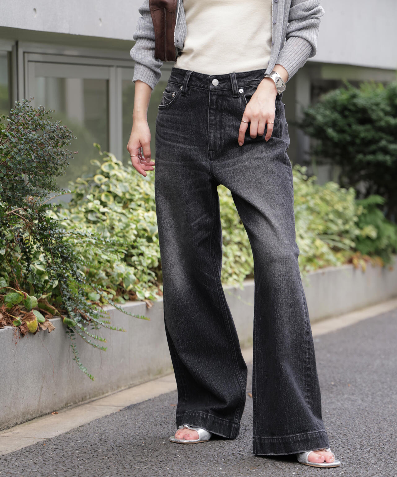 〈フリーズマート別注〉PICCADILLY ベーシックワイドデニムパンツ【低身長サイズ有】