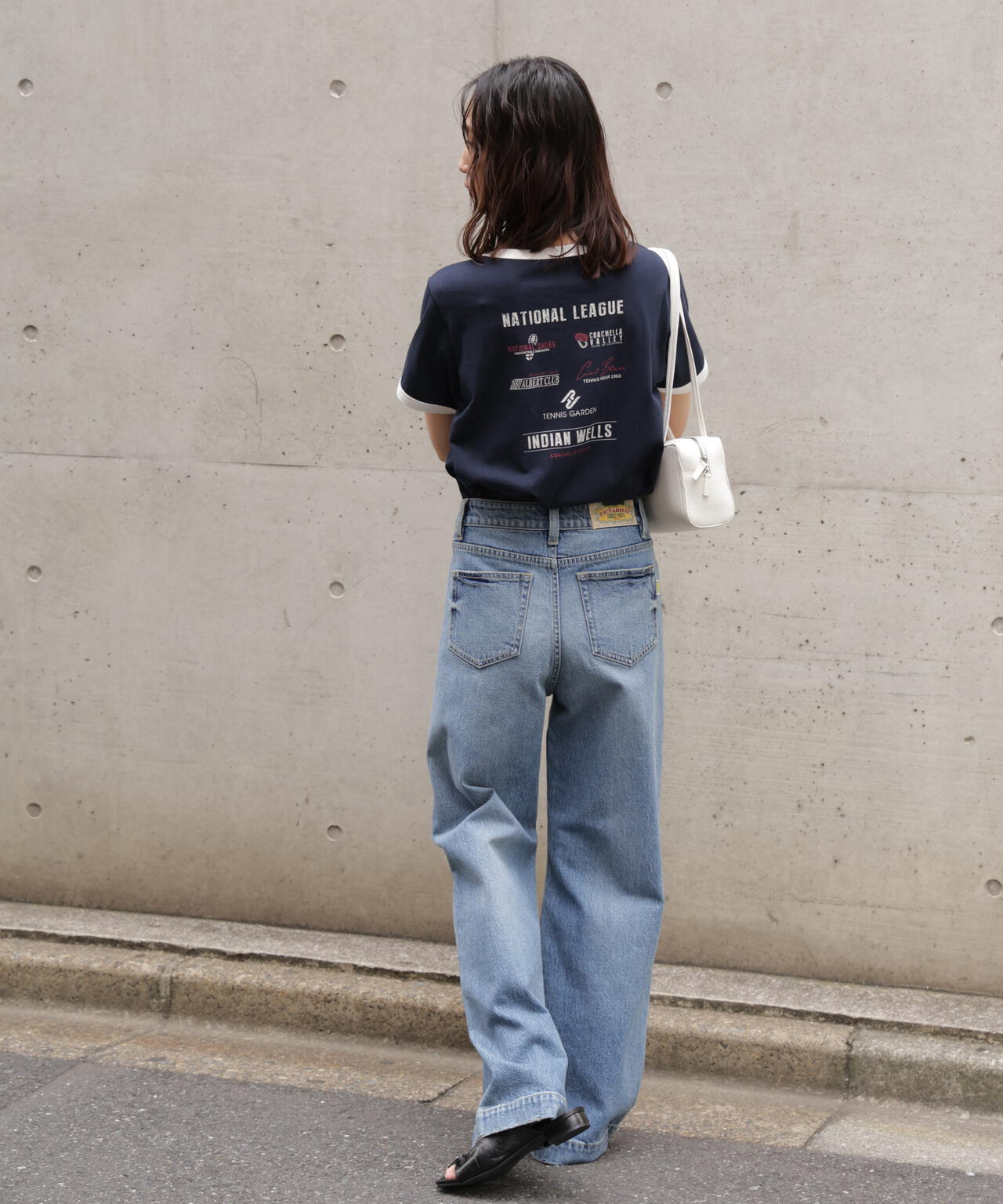 フリーズマート別注〉PICCADILLY ベーシックワイドデニムパンツ