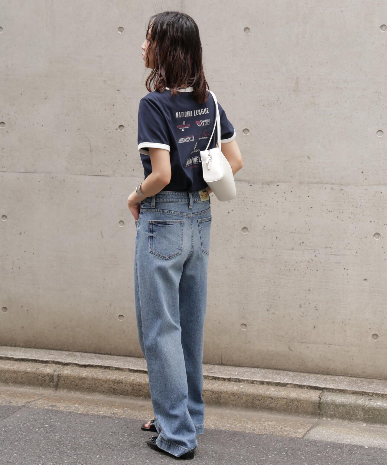 〈フリーズマート別注〉PICCADILLY ベーシックワイドデニムパンツ【低身長サイズ有】