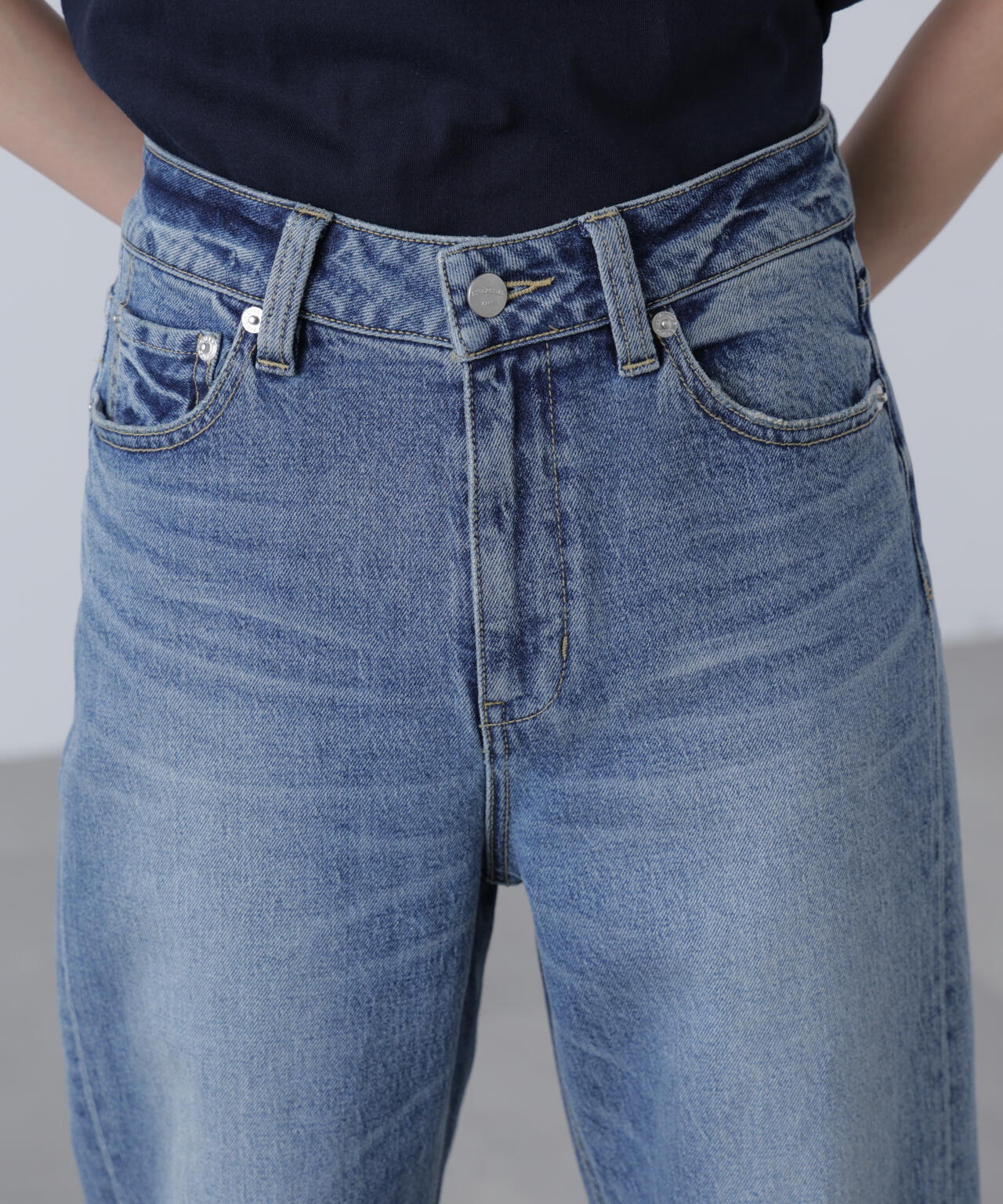 〈フリーズマート別注〉PICCADILLY ベーシックワイドデニムパンツ【低身長サイズ有】