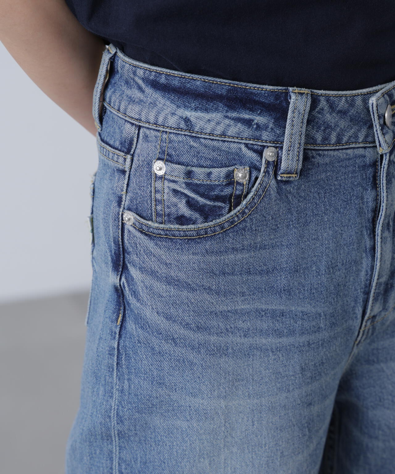 〈フリーズマート別注〉PICCADILLY ベーシックワイドデニムパンツ【低身長サイズ有】