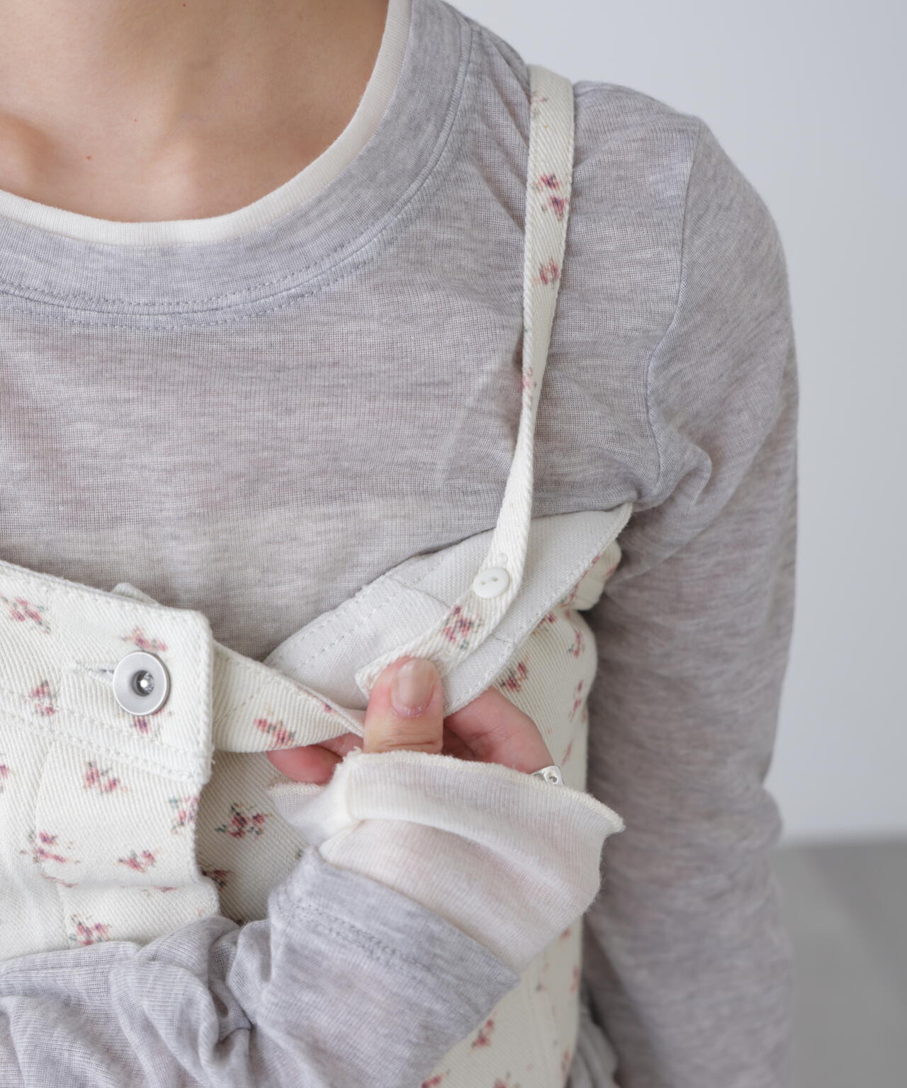 パネル切り替えデニムビスチェ