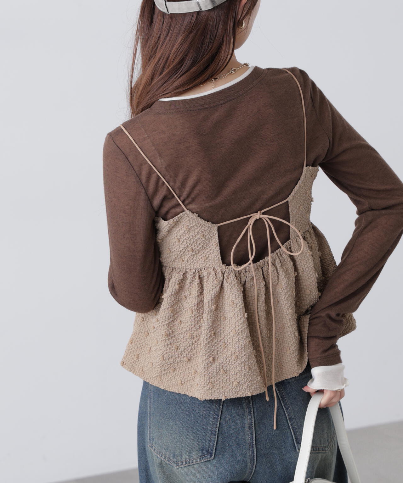 ドットジャガードキャミソールビスチェ | FREE'S MART（フリーズマート