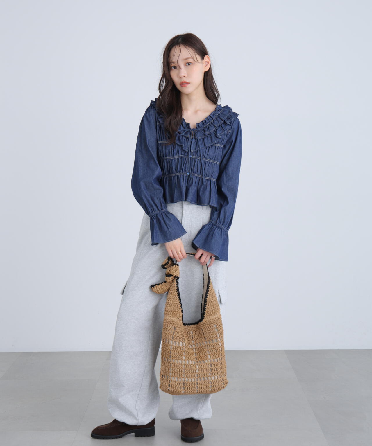 一部追加生産予約】アソート前後2wayフリルブラウス | FREE'S MART