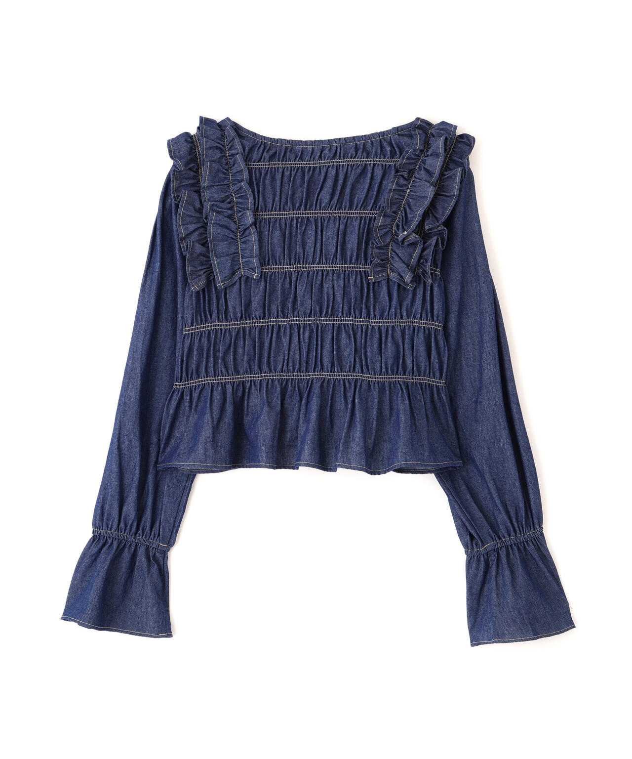 【一部追加生産予約】アソート前後2wayフリルブラウス