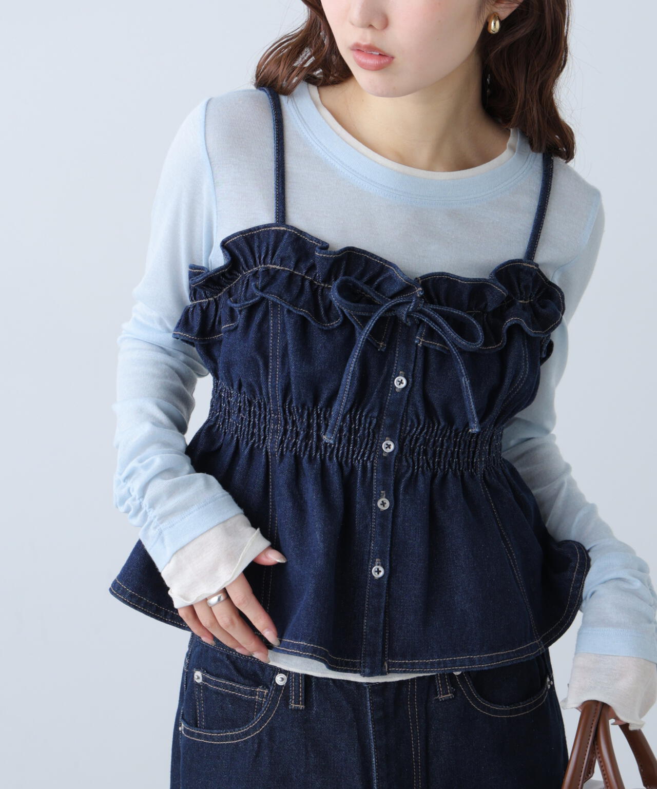 デニムビスチェ ROPE' PICNIC｜デニムビスチェ | Rakuten Fashion(楽天ファッション