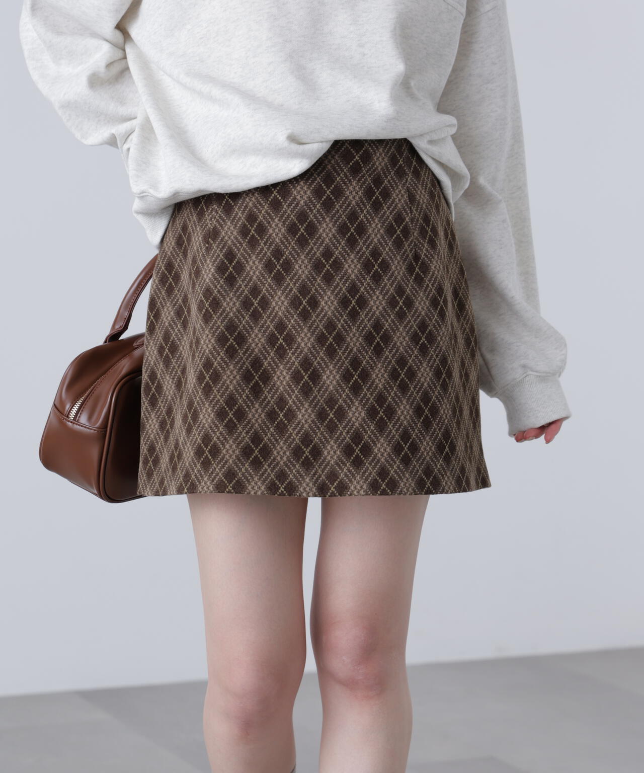 バイアスチェックミニスカート | FREE'S MART（フリーズマート