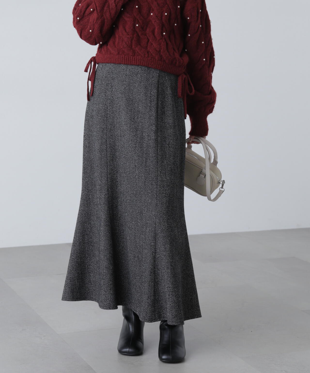 低身長サイズ/Sシリーズ]ツイードマーメイドスカート | FREE'S MART