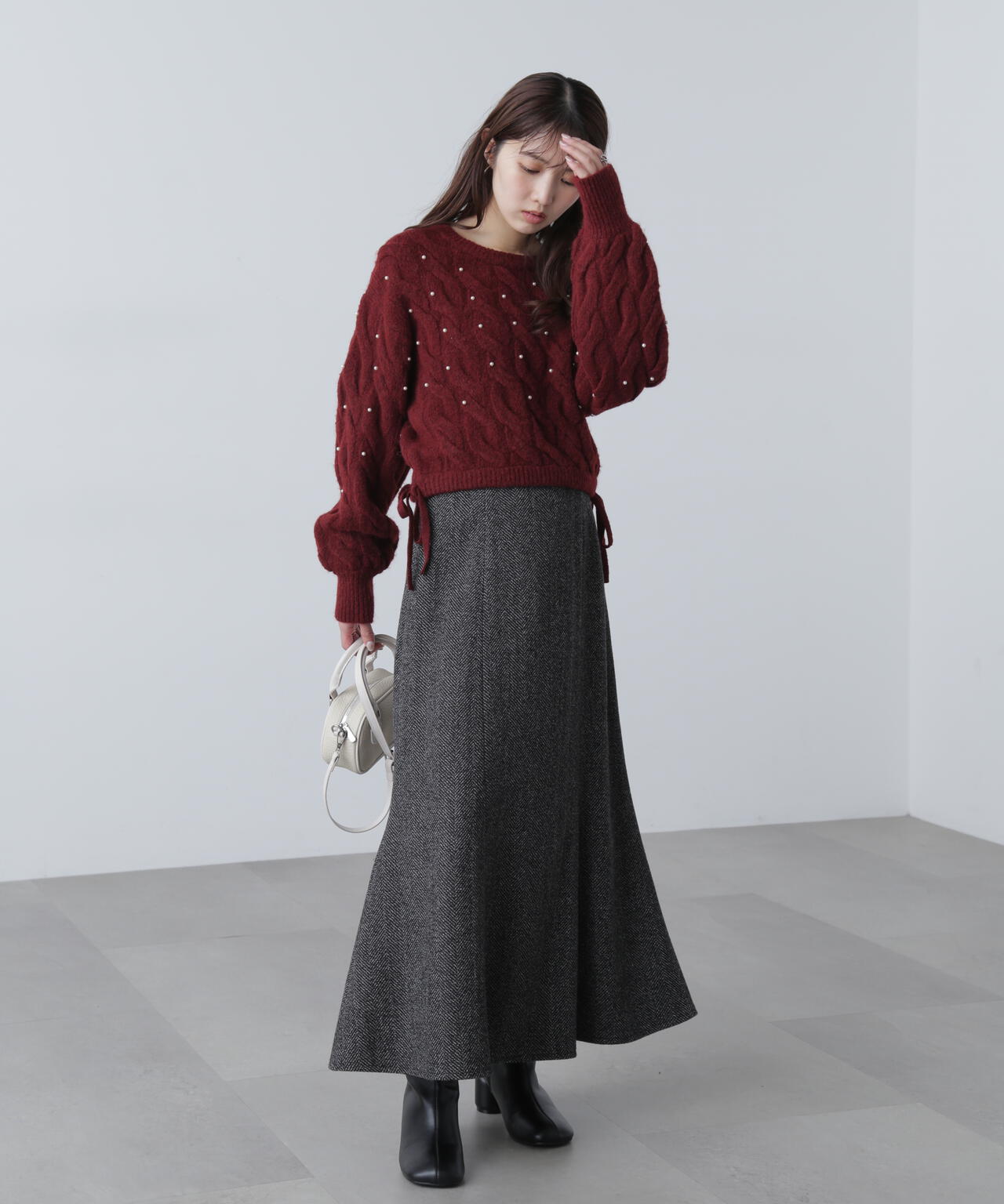 低身長サイズ/Sシリーズ]ツイードマーメイドスカート | FREE'S MART