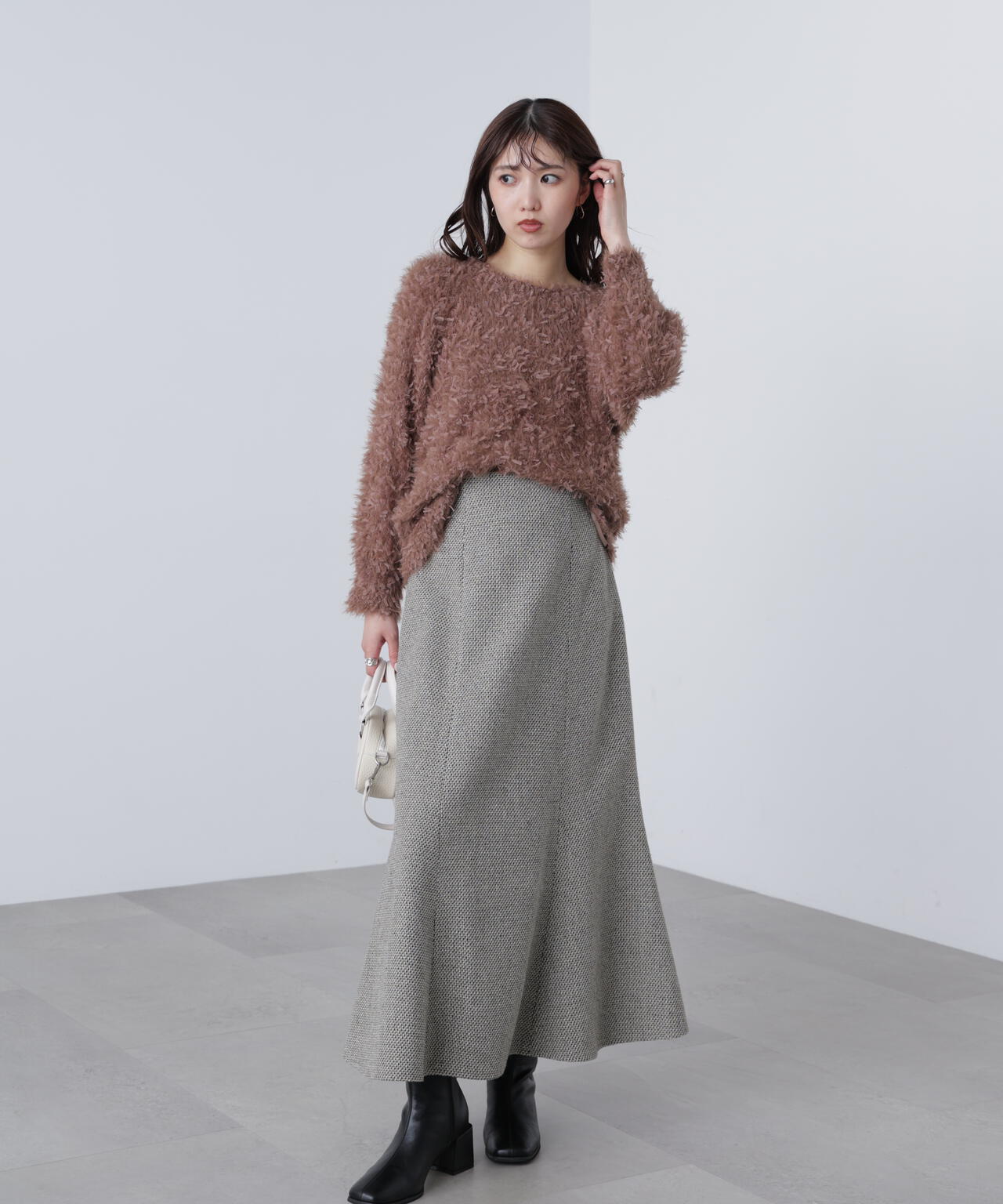 低身長サイズ/Sシリーズ]ツイードマーメイドスカート | FREE'S MART