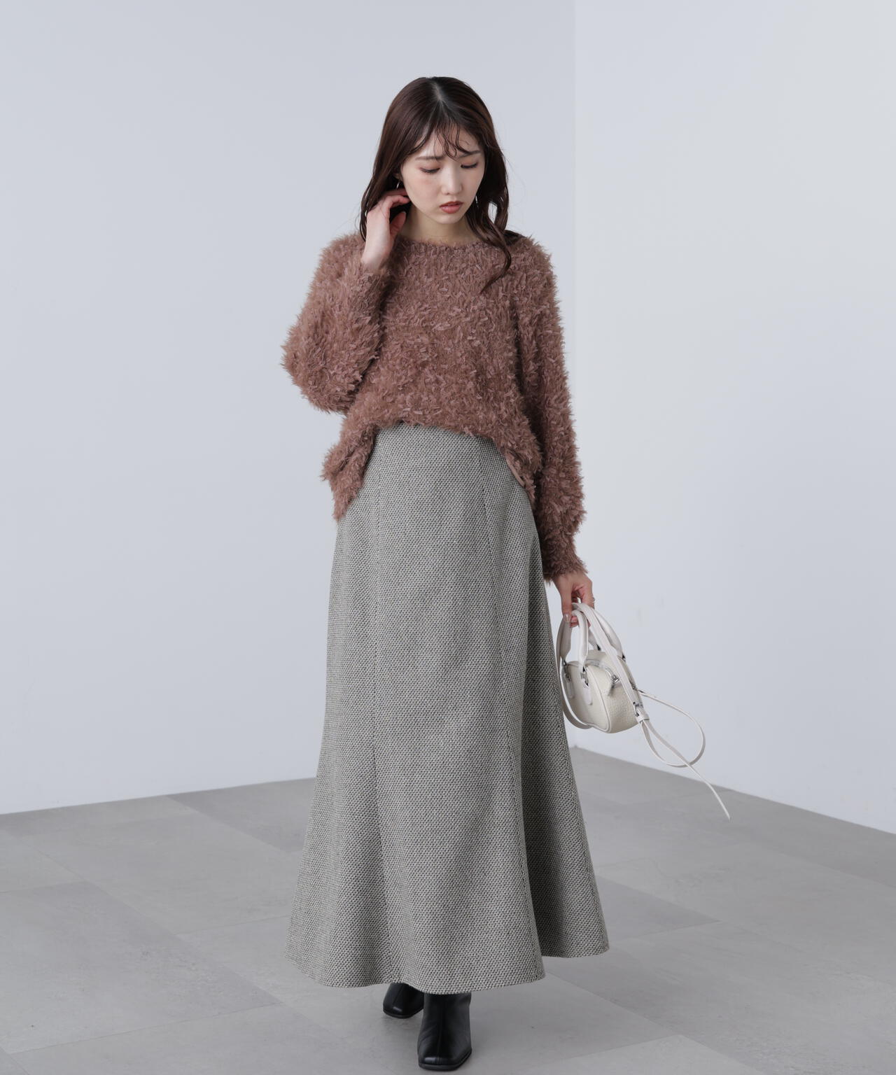 低身長サイズ/Sシリーズ]ツイードマーメイドスカート | FREE'S MART