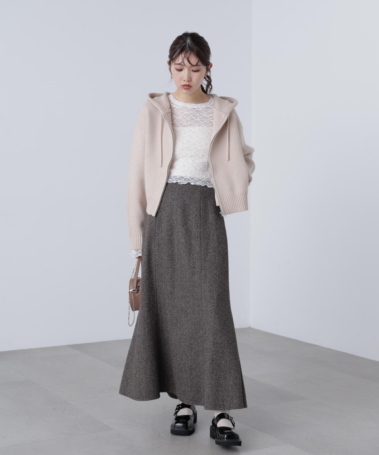 低身長サイズ/Sシリーズ]ツイードマーメイドスカート | FREE'S MART