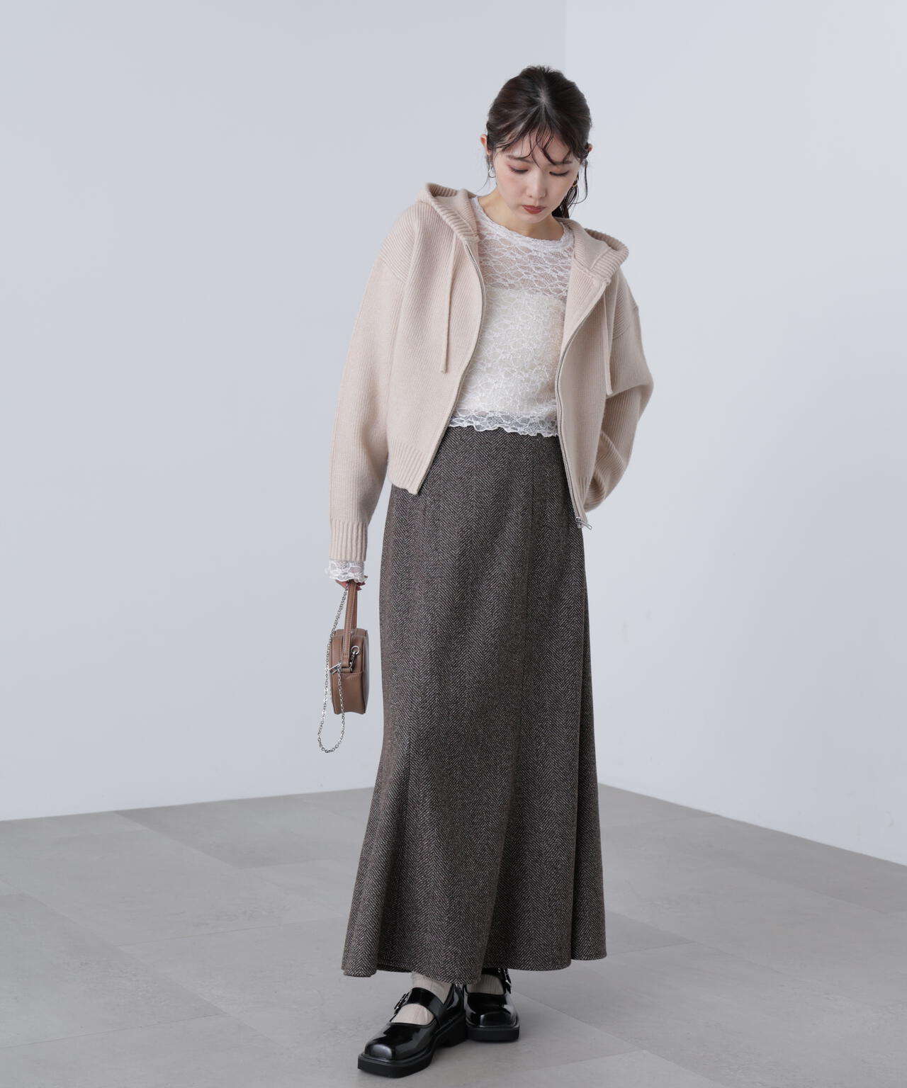 低身長サイズ/Sシリーズ]ツイードマーメイドスカート | FREE'S MART