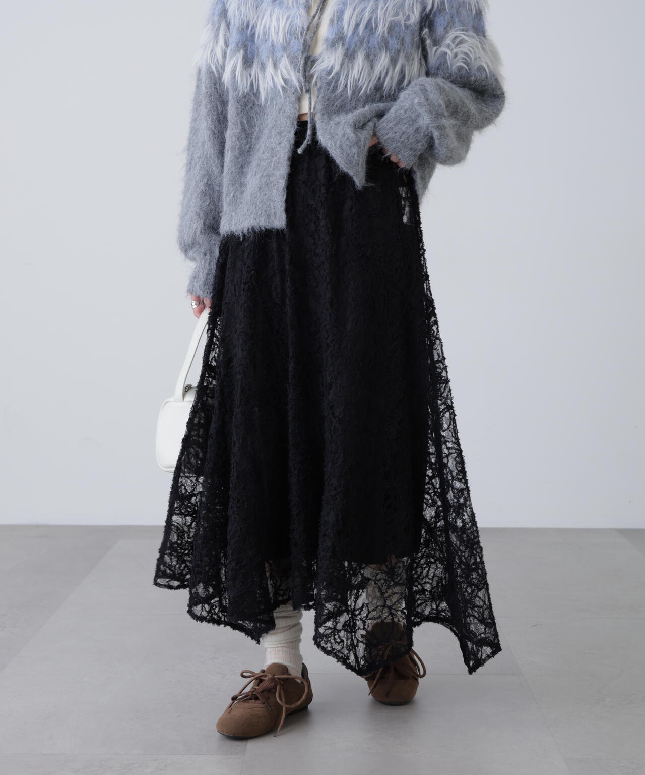 2wayモールレースパネルフレアスカート | FREE'S MART（フリーズマート