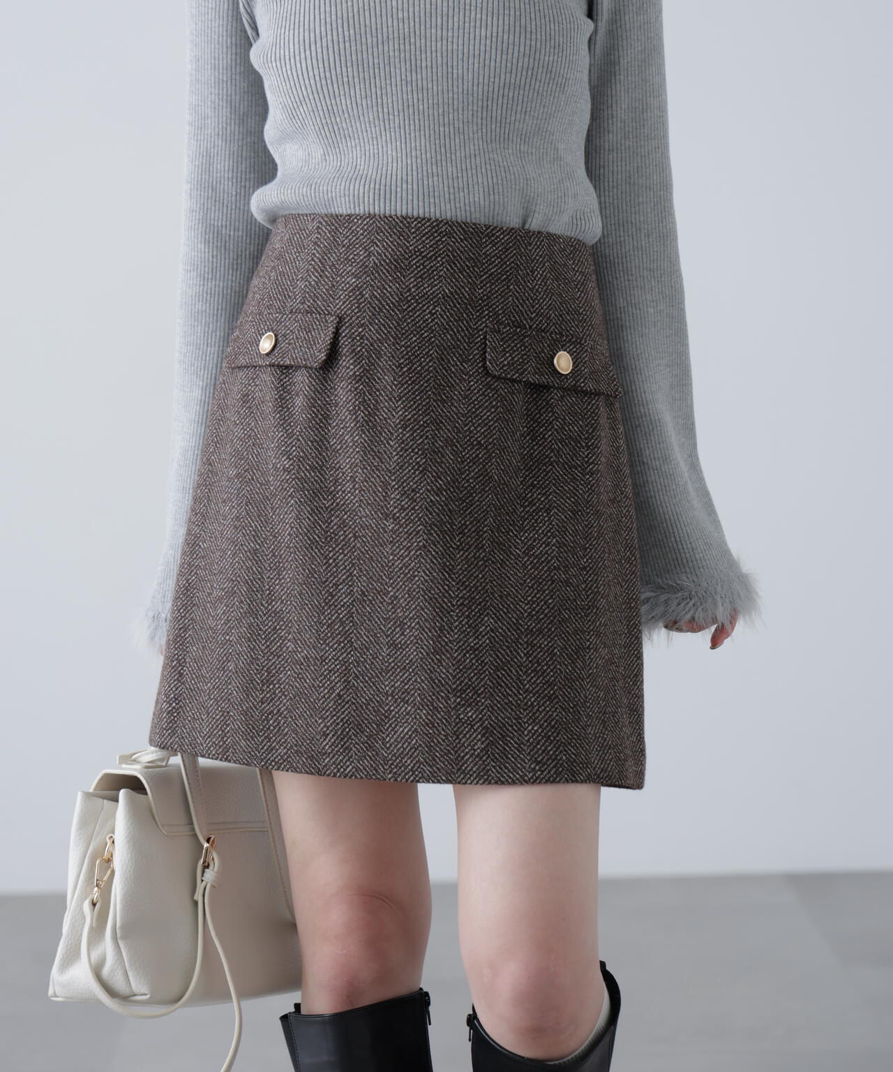 ツイードミニスカート | FREE'S MART（フリーズマート） ｜【公式
