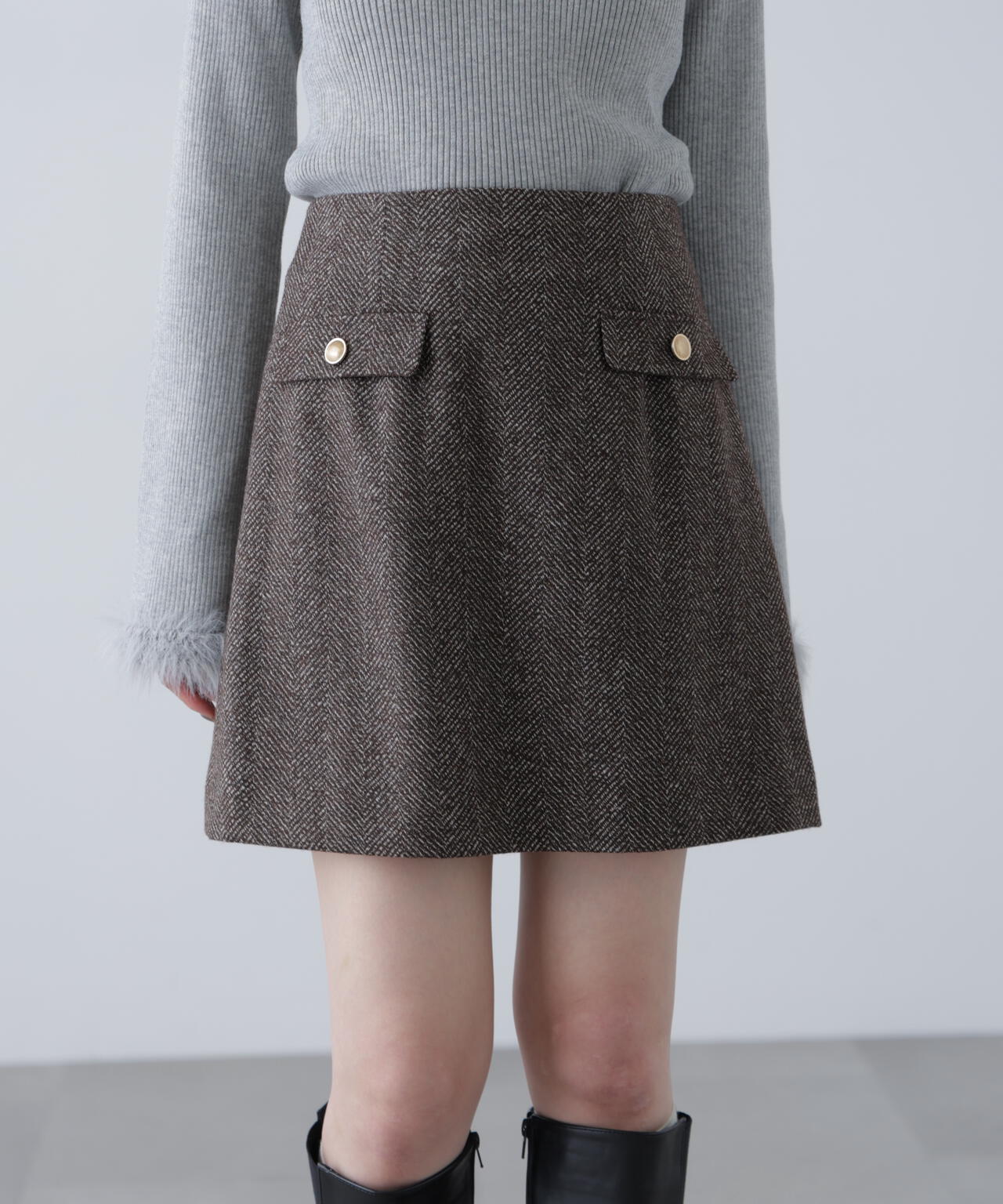 ツイードミニスカート | FREE'S MART（フリーズマート） ｜【公式
