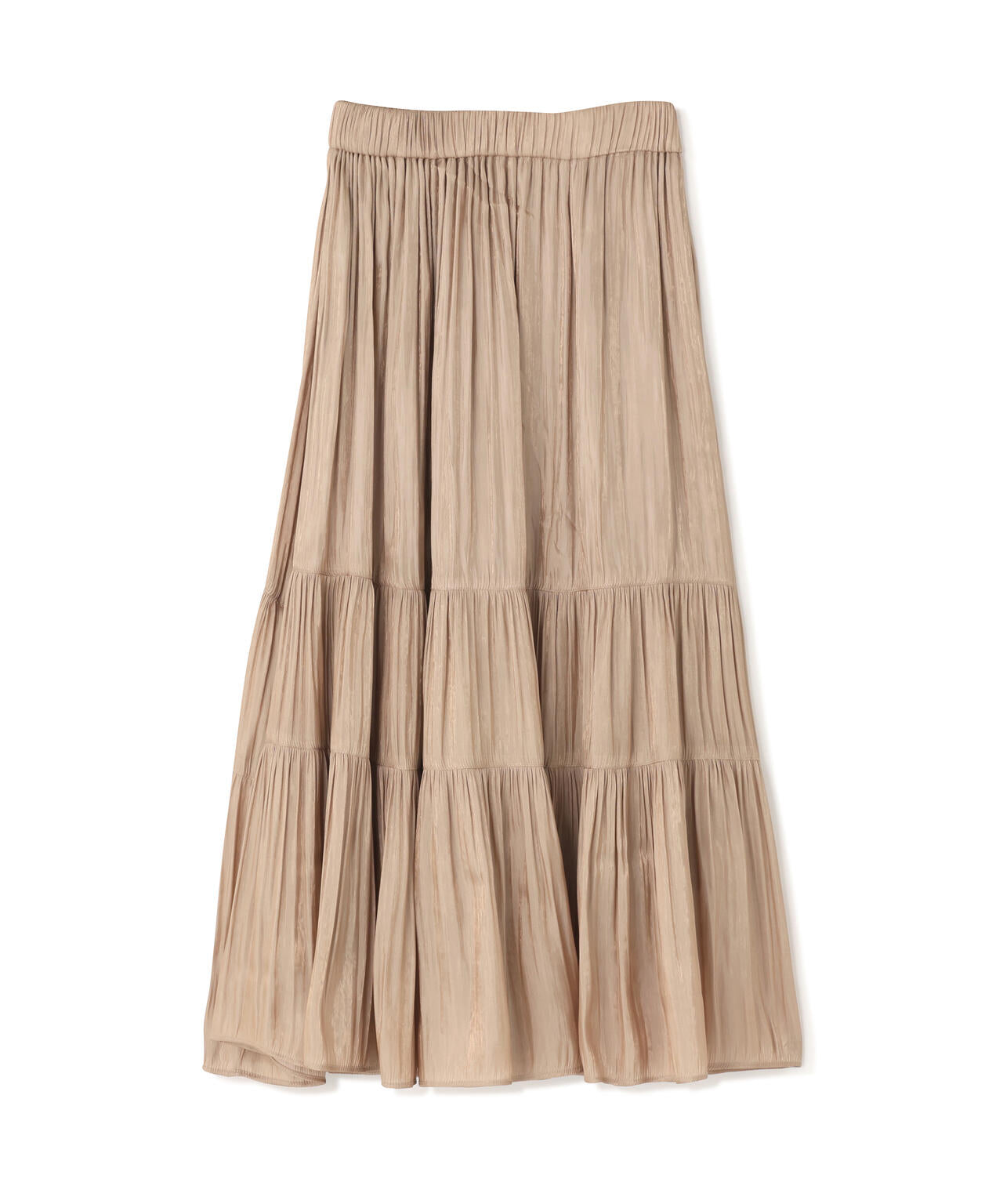 シャイニーティアードスカート